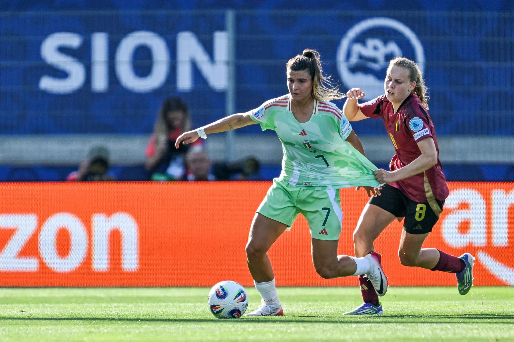 Eredivisie-Belgen in eerste duel EK Vrouwen onderuit tegen Italië