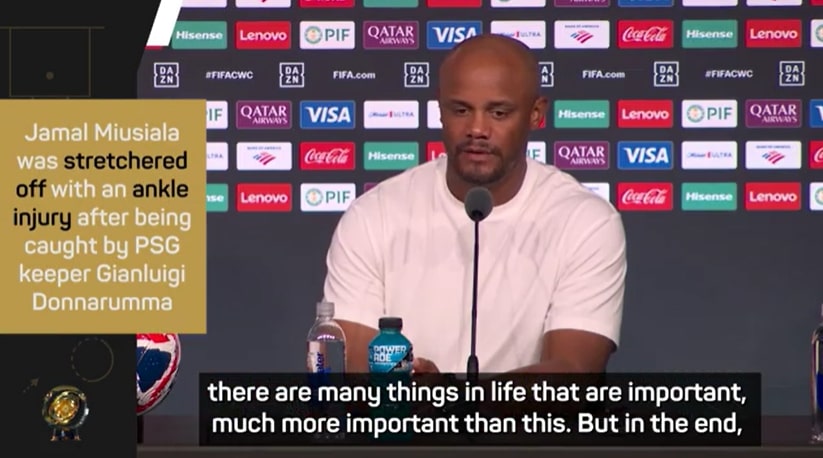 Kompany woest door blessure Musiala: 'Mijn bloed kookt nog steeds'