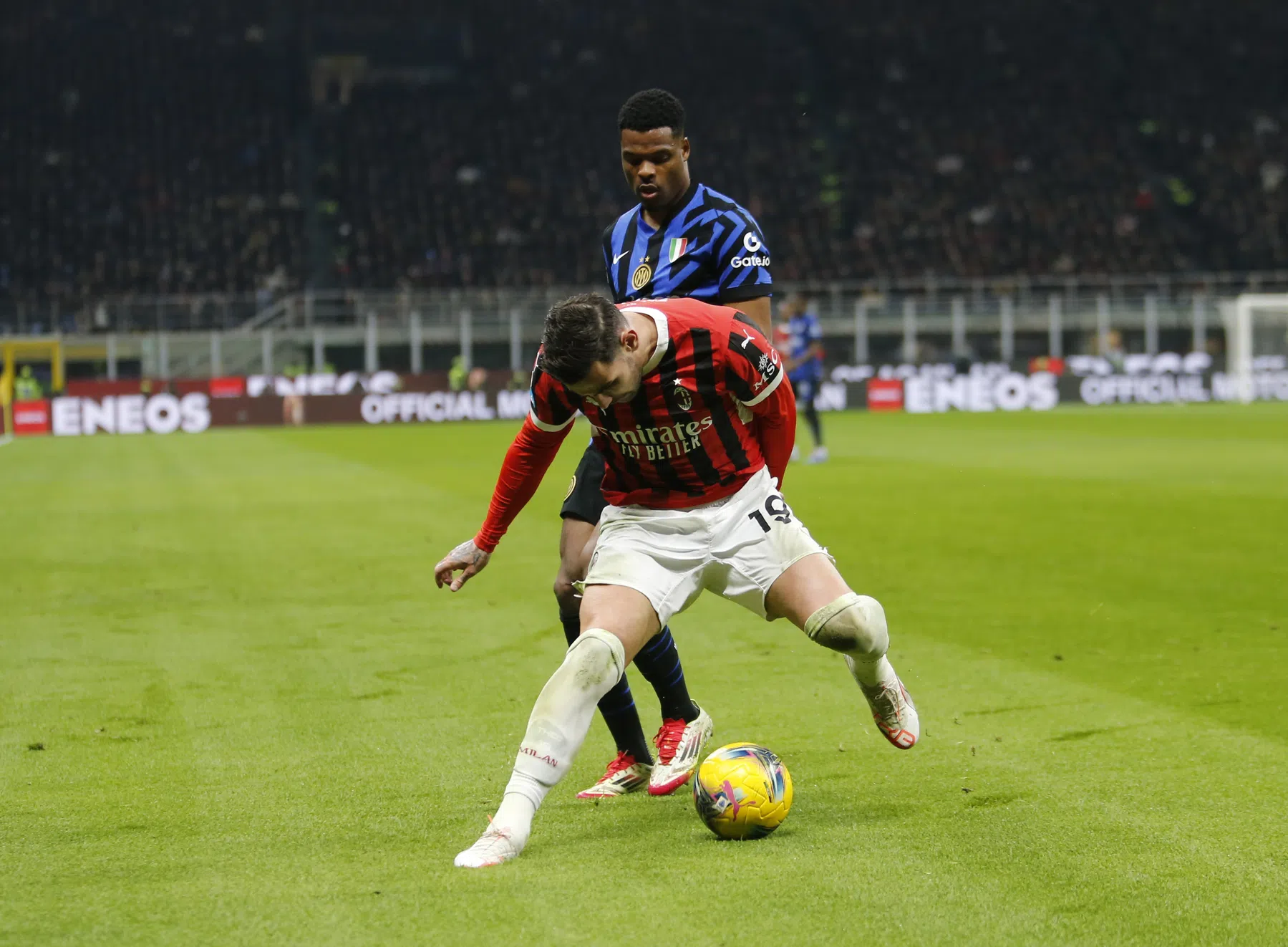 Dumfries komt Hernández niet meer tegen in de Serie A