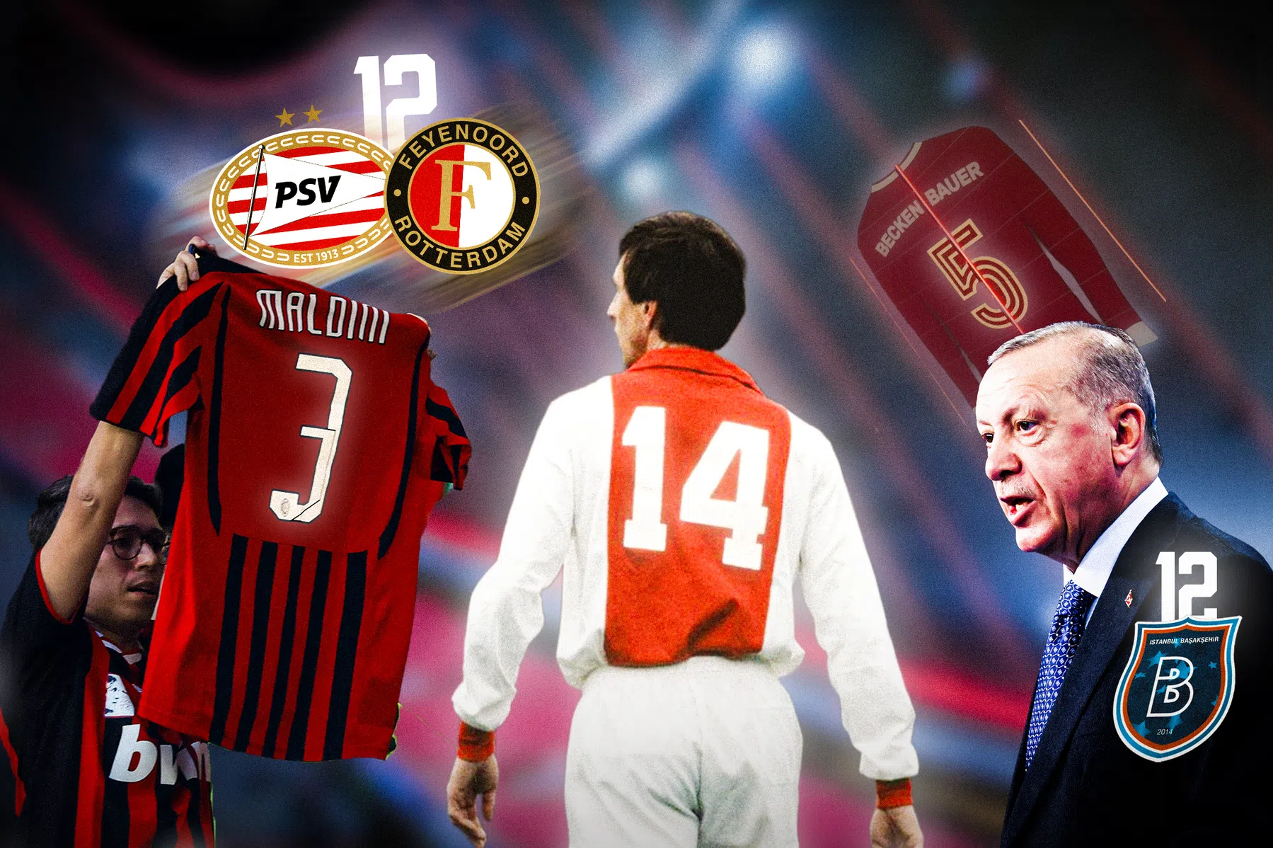 Eeuwige rugnummers: van Cruijff tot De Twaalfde Man
