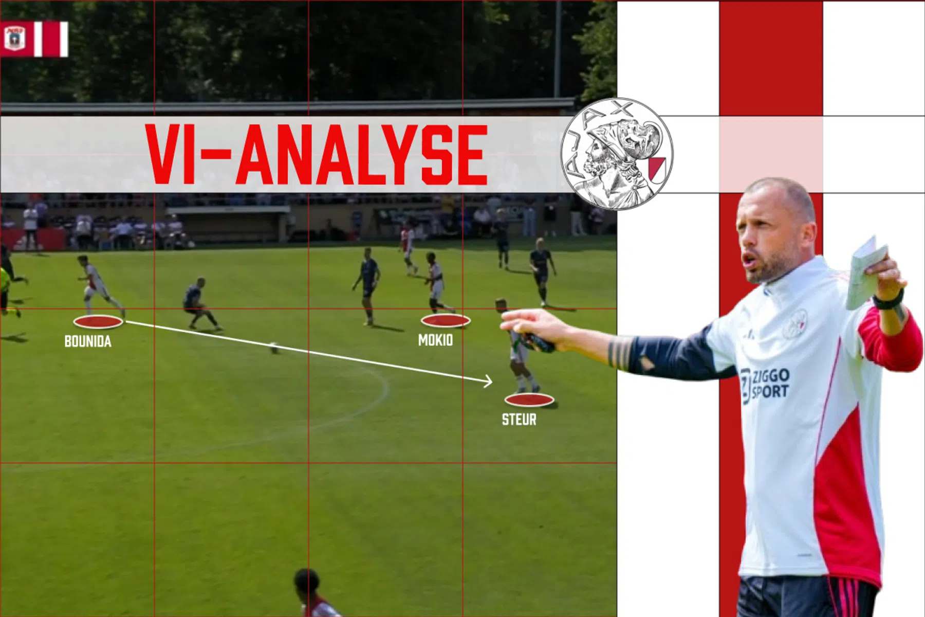 Ajax leert tegen Aarhus meer over middenveld