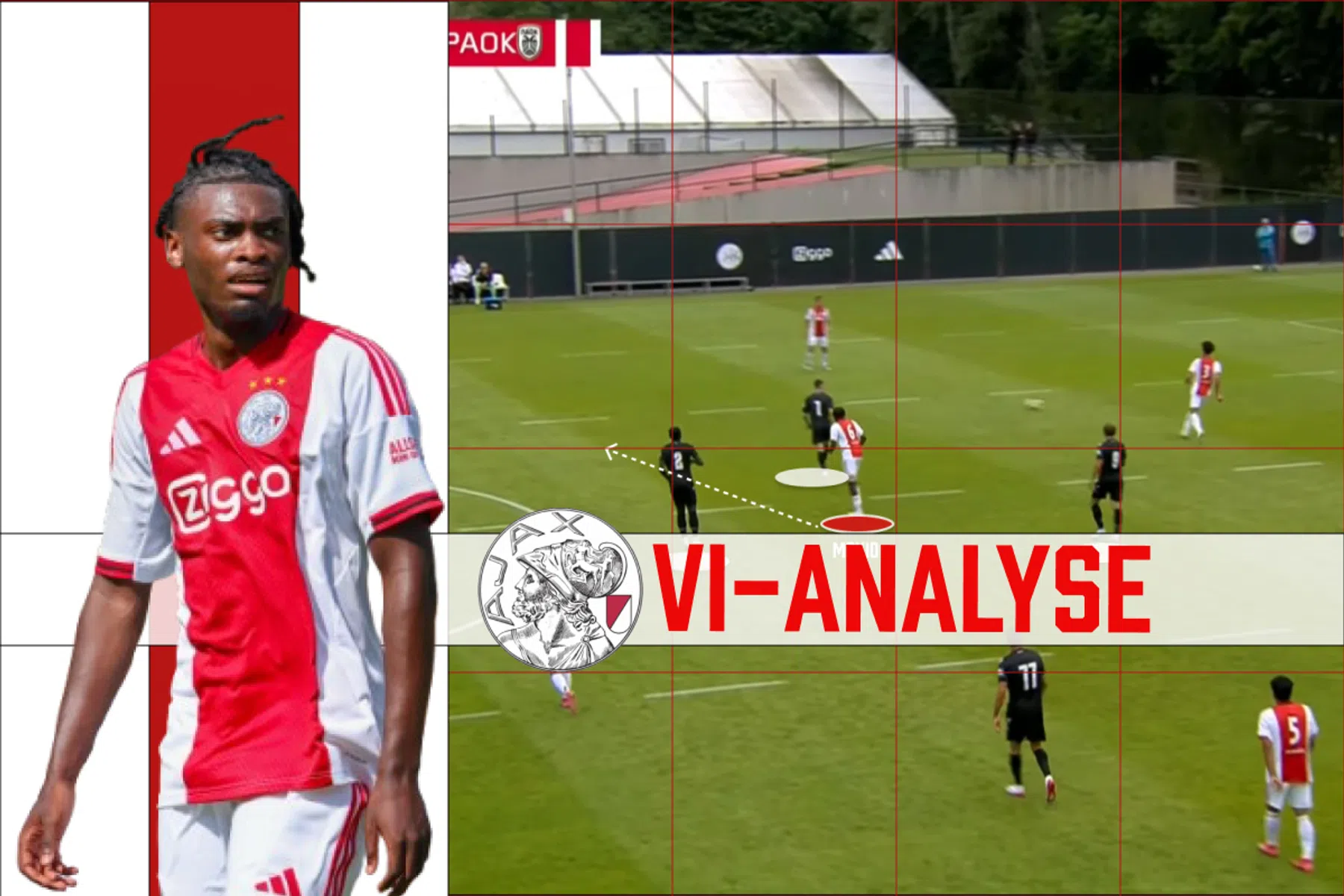 Jorthy Mokio doet intrigerende auditie op '6' bij Ajax