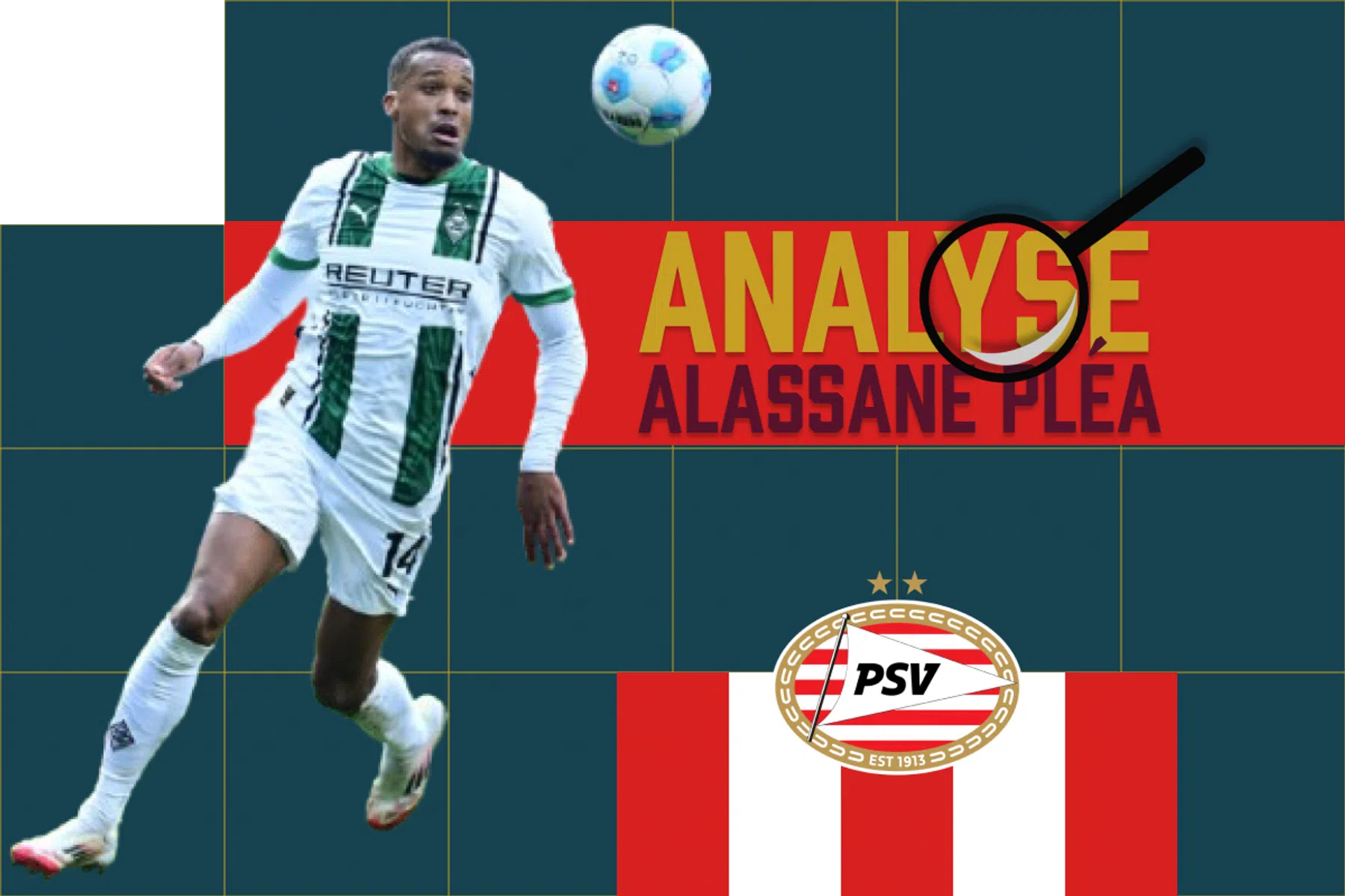 PSV-aanwinst Alassane Pléa is op zijn best als halve spits