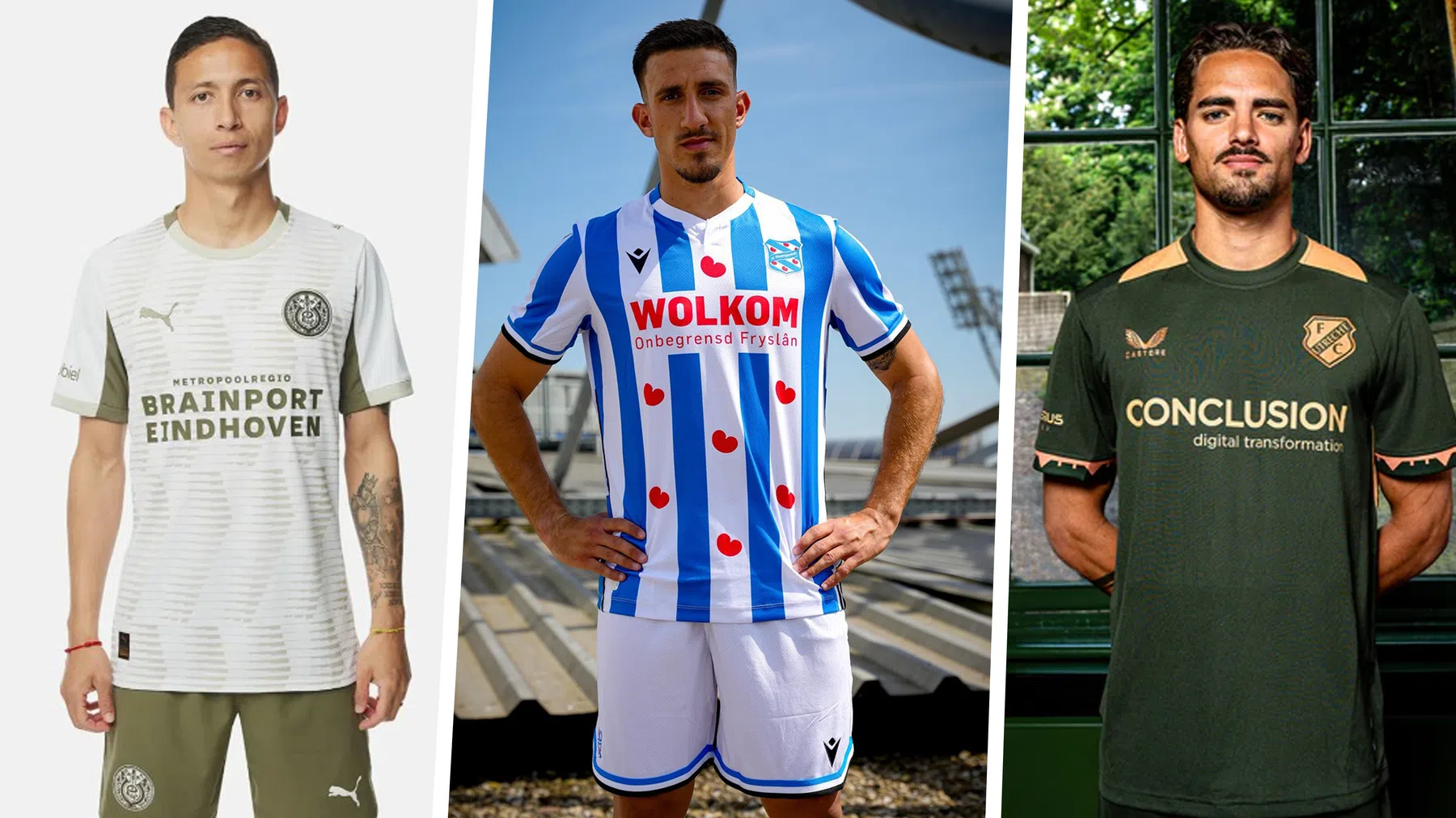 VI Catwalk Eredivisie 2025/26: PEC kiest voor groen uitshirt