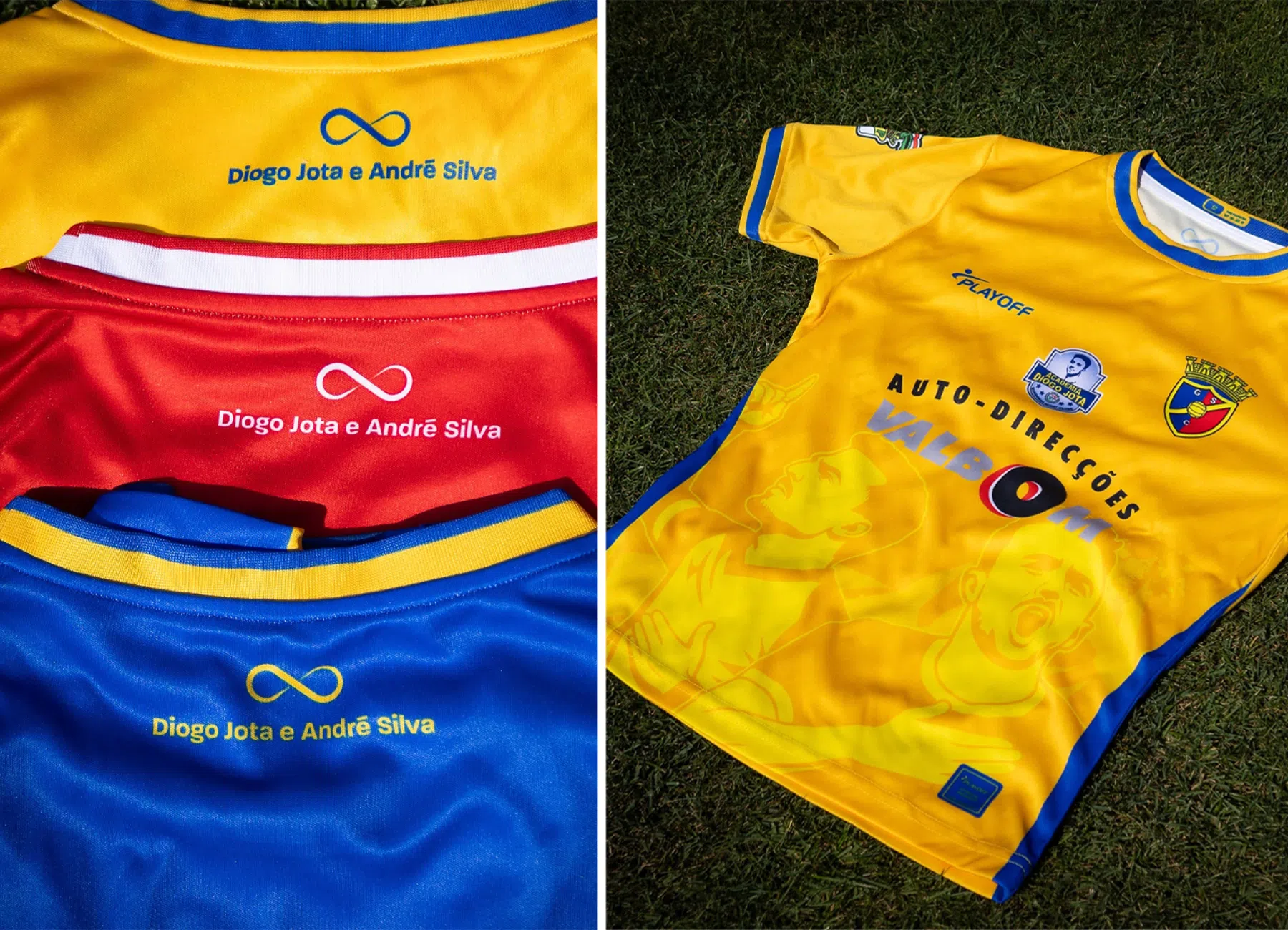 Jeugdclub brengt met speciaal shirt eerbetoon aan Jota en overleden broer
