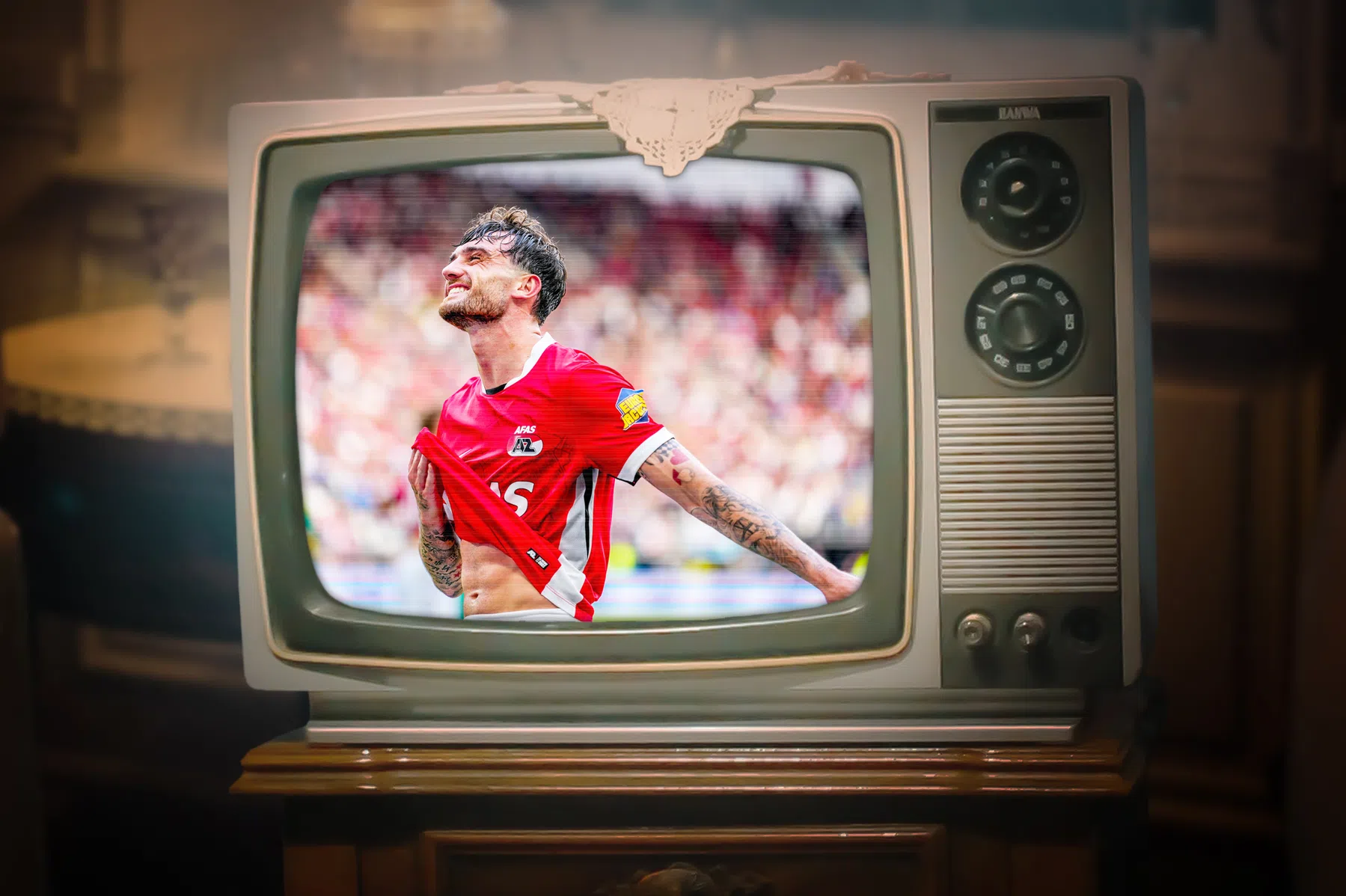 Het duel tussen AZ en FC Vaduz uitgezonden op open kanaal Ziggo Sport