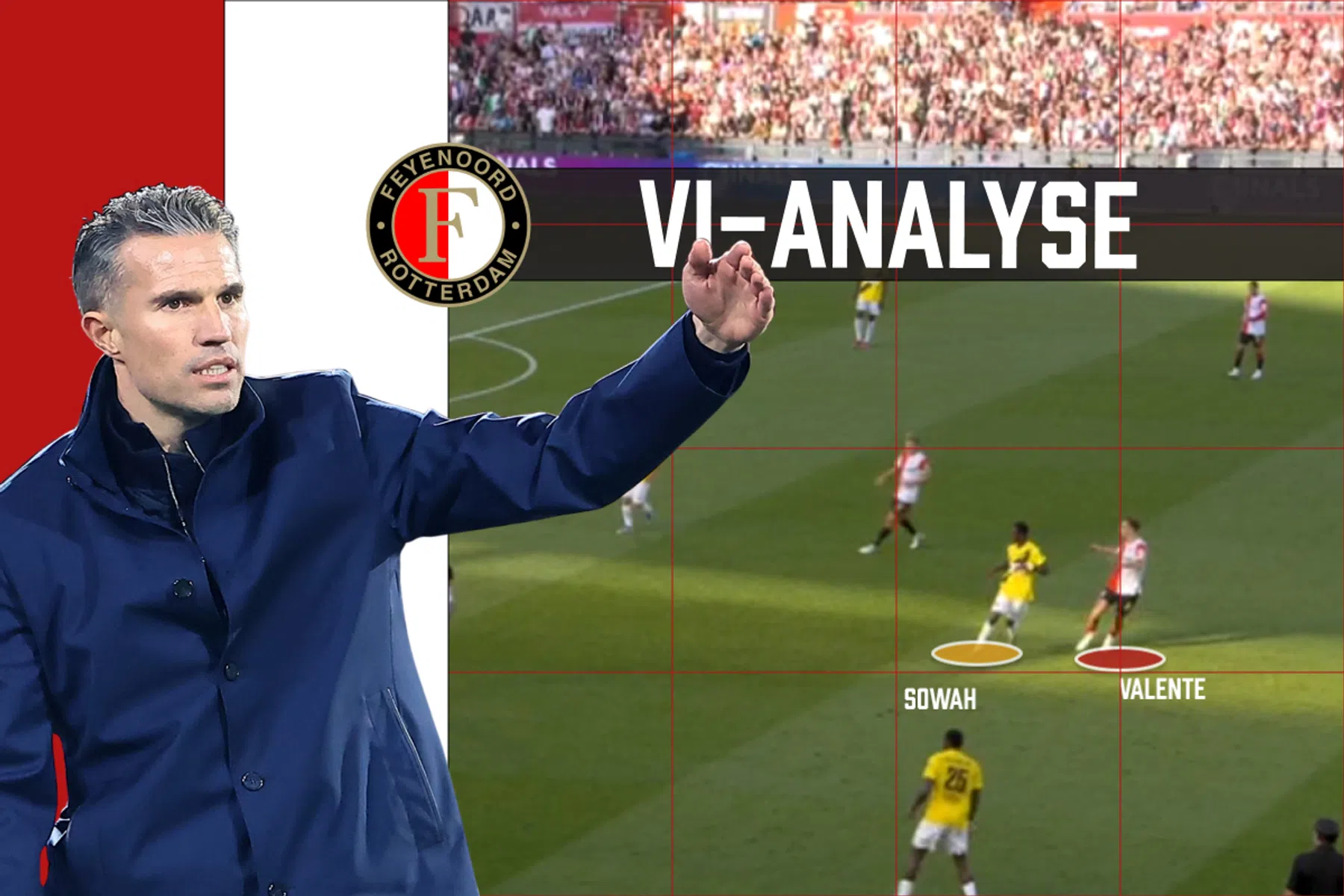 Tactische analyse Feyenoord - NAC Breda: omzetting Robin van Persie
