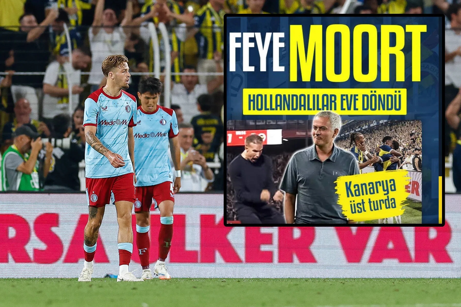 Turkse media zien Feyenoord instorten: 'Ze werden vernietigd'
