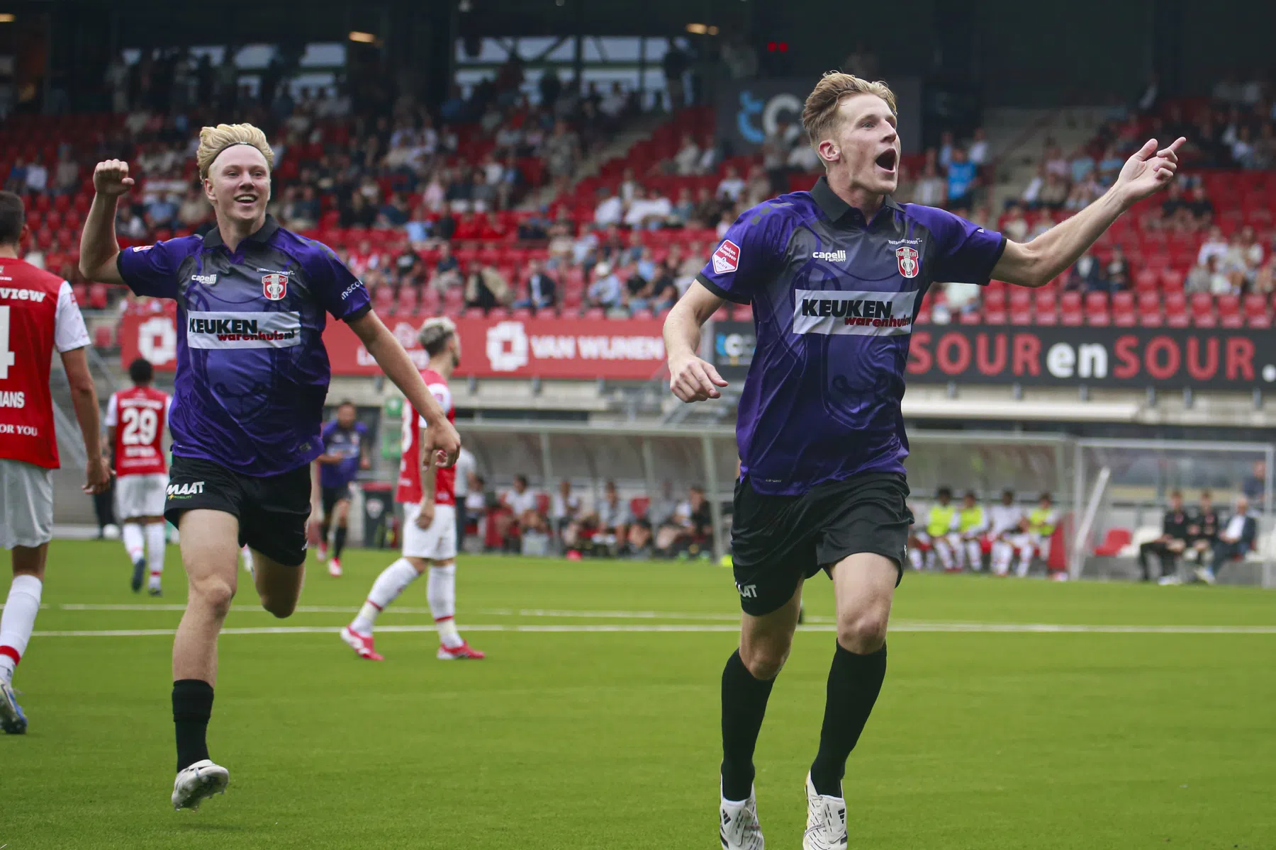 FC Dordrecht wint ook de tweede wedstrijd in de Keuken Kampioen Divisie