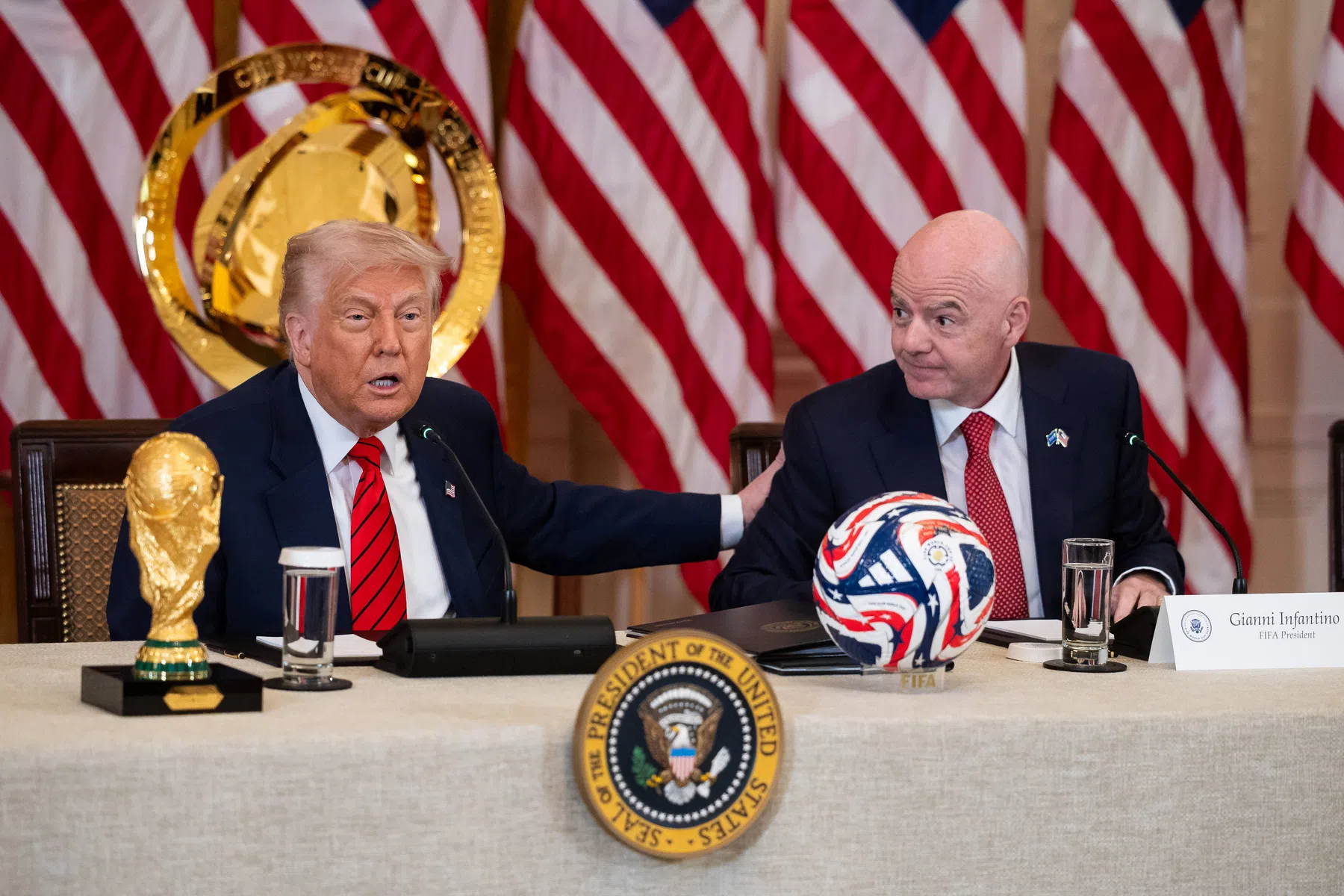 Trump verrast met aankondiging: WK-loting toch niet in Las Vegas