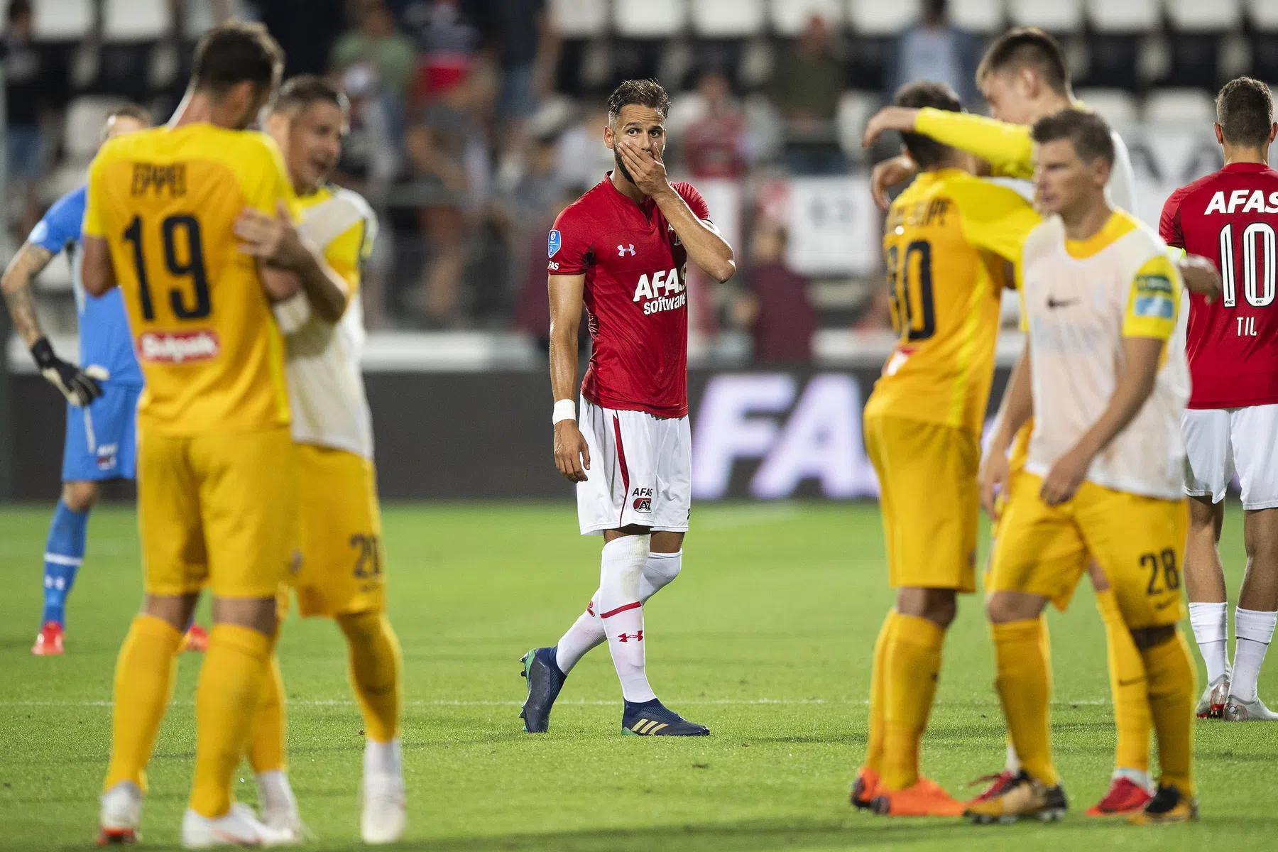 Toen AZ met het vliegtuig van het Argentijnse elftal naar Almaty vloog