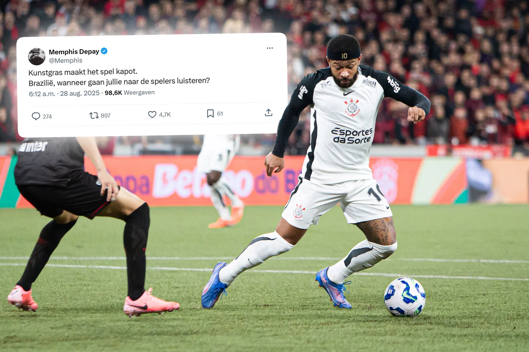 Kunstgras hatende Memphis toch een optie voor Oranje na rentree