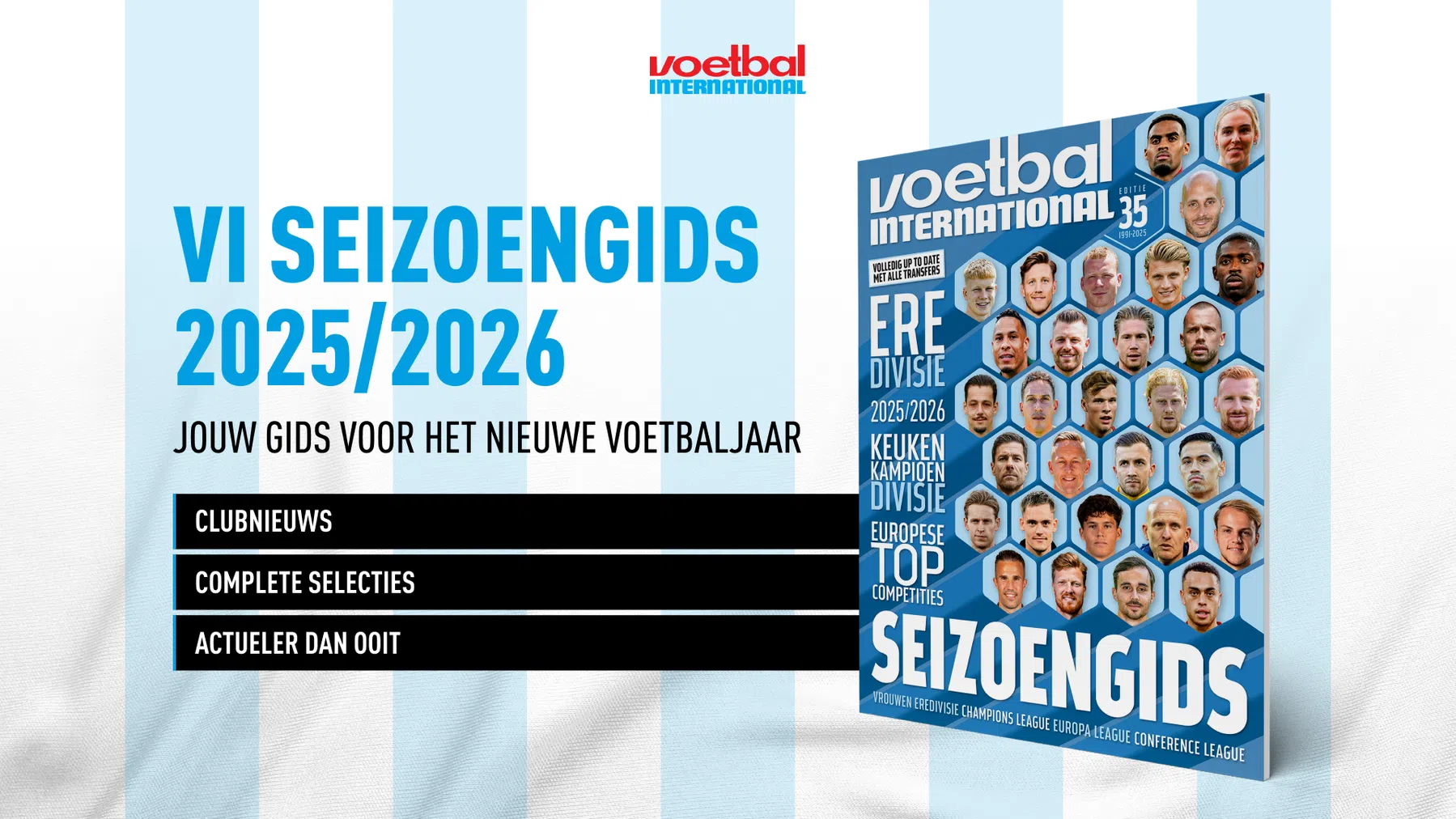 Verschijningsdatum VI Seizoengids 2025/26: 10 september 2025