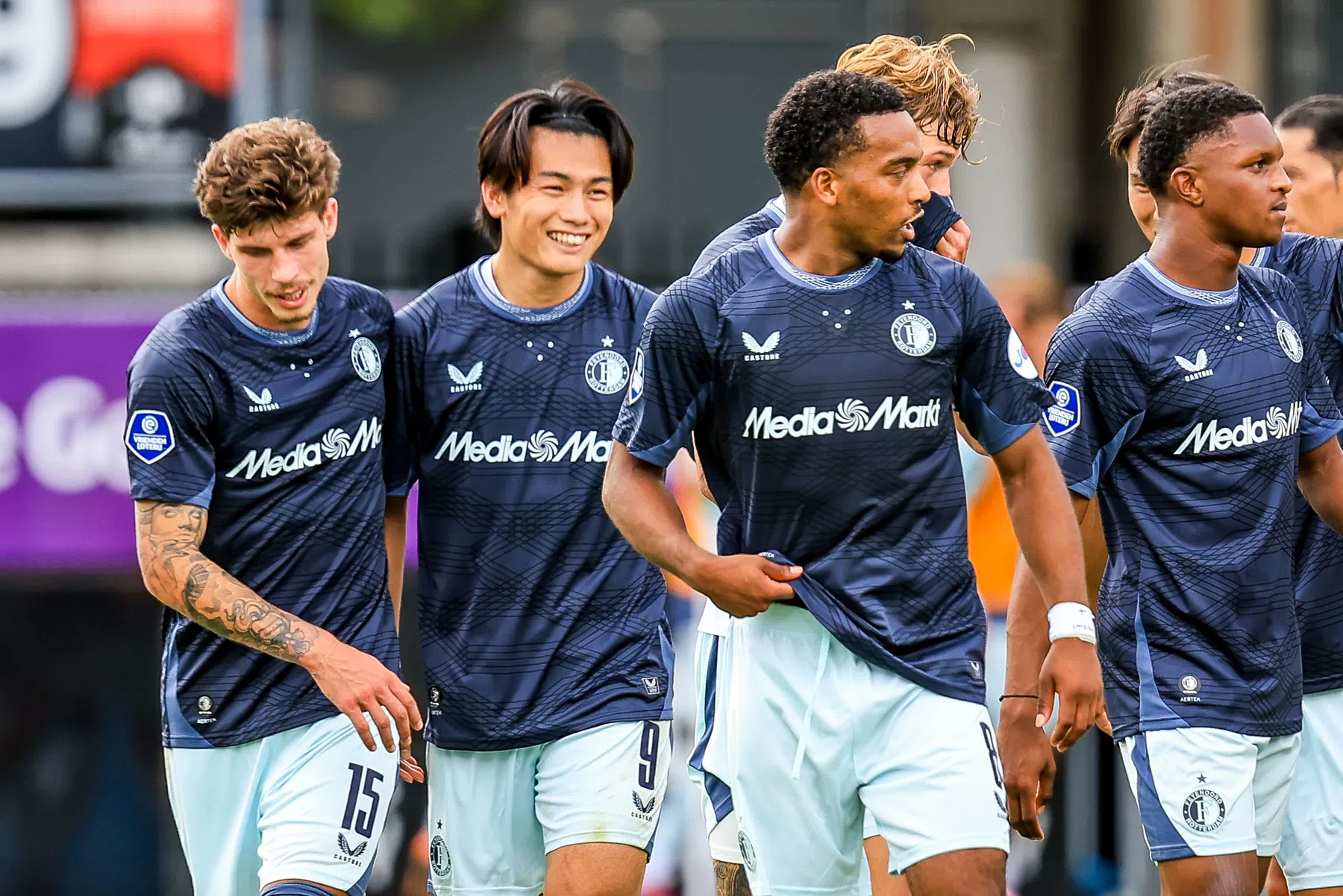 Feyenoord heeft optimaal geprofiteerd van het puntenverlies van Ajax, PSV en NEC