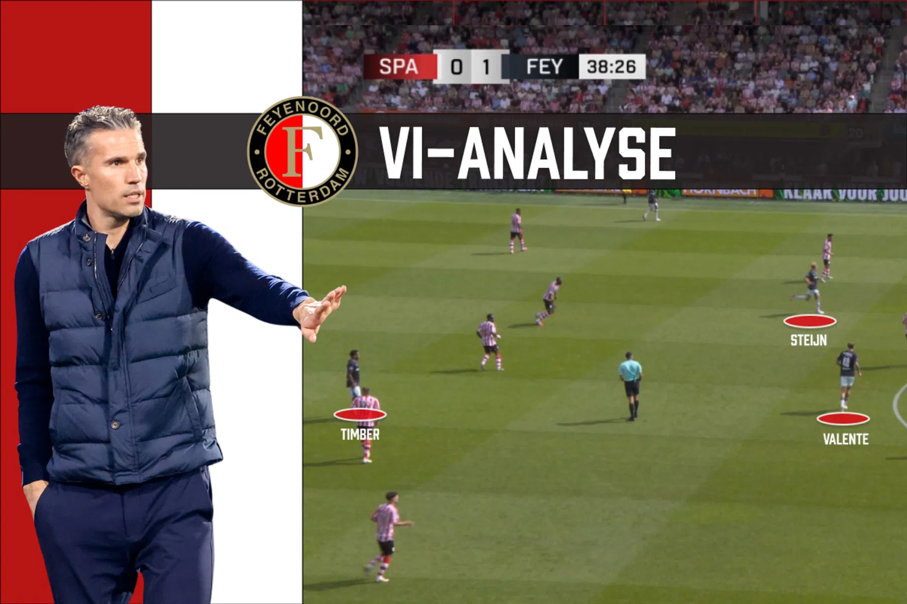 Vrijdenkend middenveld helpt Feyenoord in Rotterdamse derby