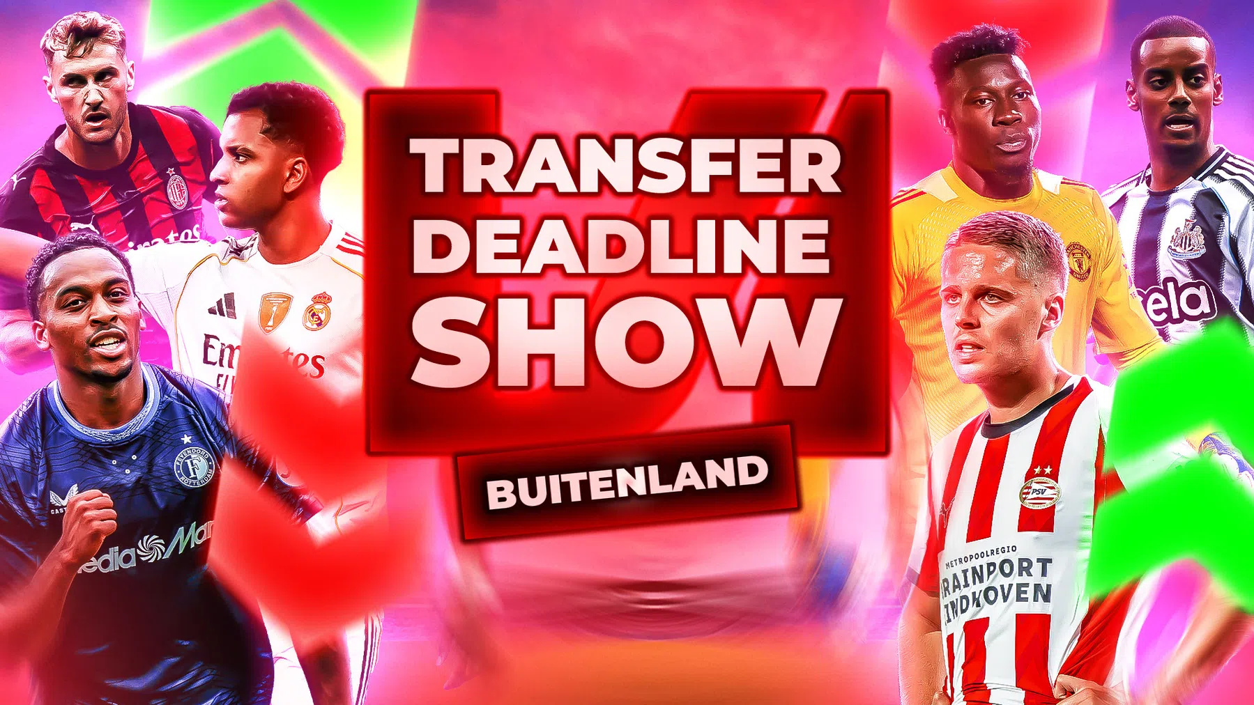Transfer Deadline Show: mis niets van alle internationale transfers!