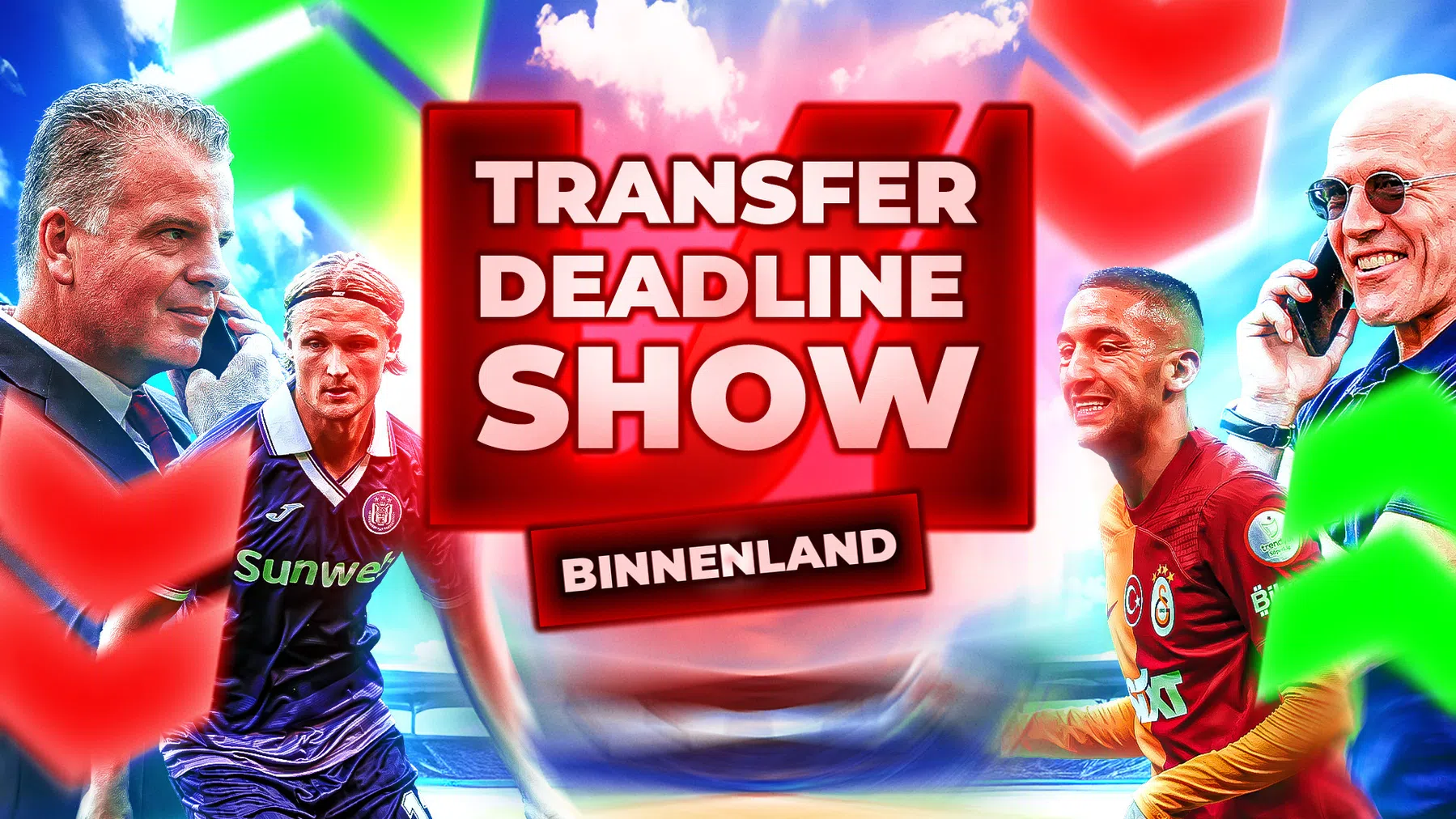 Transfer Deadline Show: mis niets van de laatste uurtjes van de Nederlandse markt
