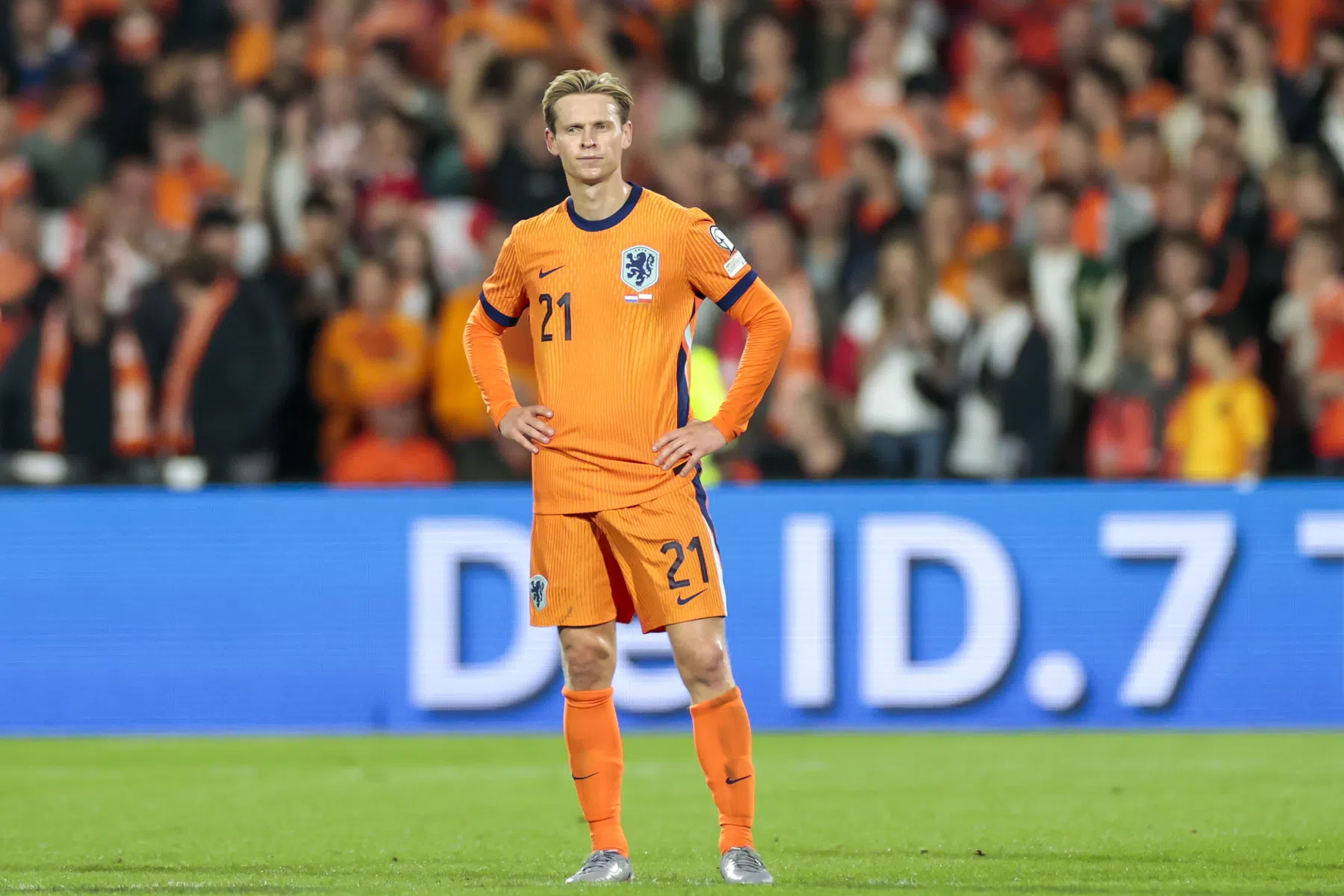 Frenkie miste energie bij Nederlands elftal: 'Zo kun je nooit tevreden zijn'