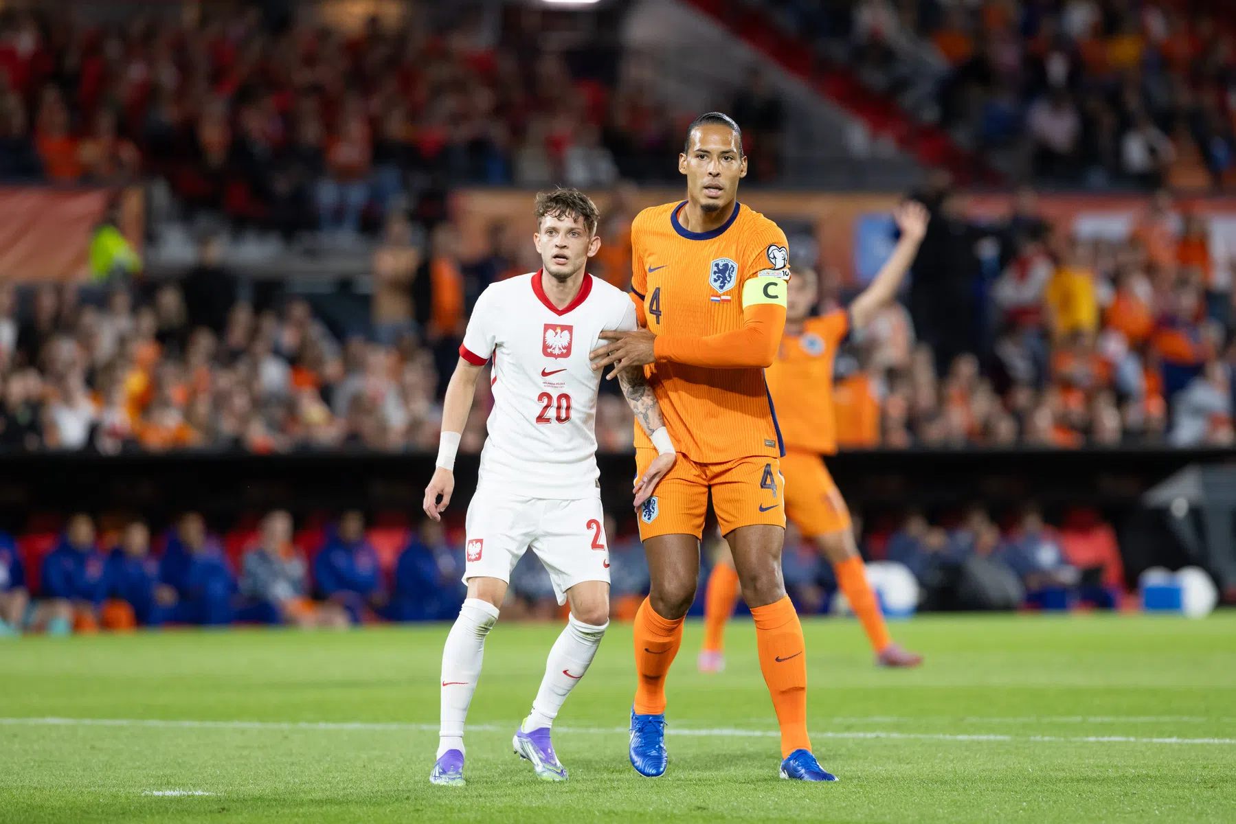 Nuchtere Van Dijk na late tegentreffer Oranje: 'Polen is gewoon een goed land'