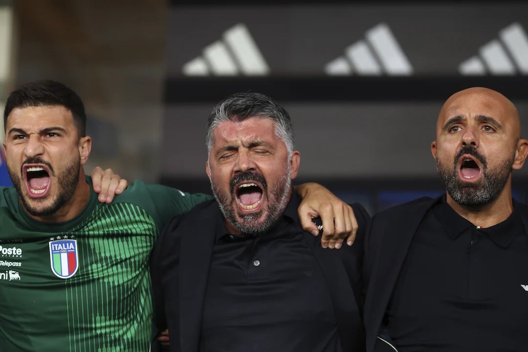 Gattuso slaat Italië letterlijk wakker: 'Kreeg er een in mijn nek'