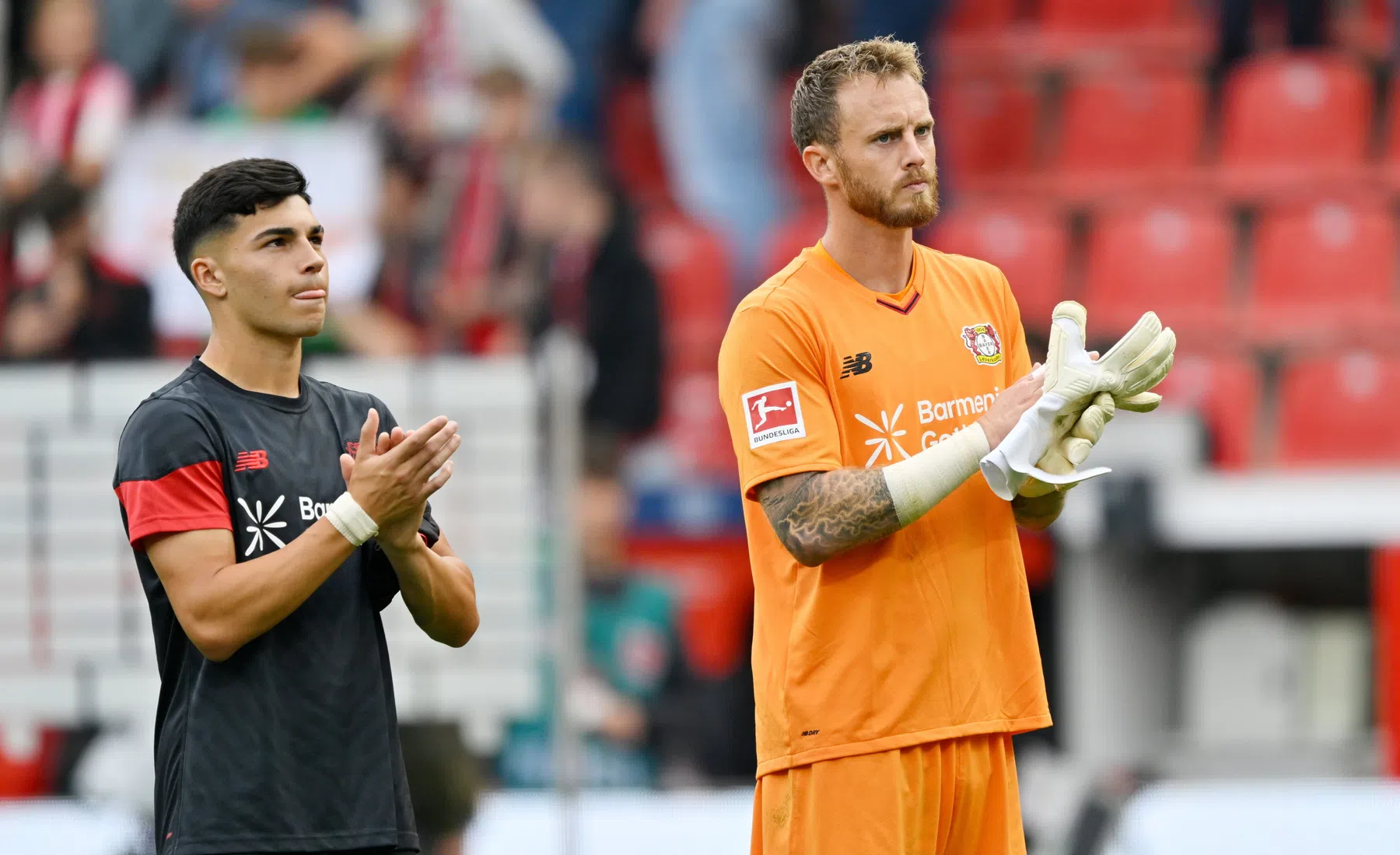 Mark Flekken is tevreden over Kasper Hjulmand