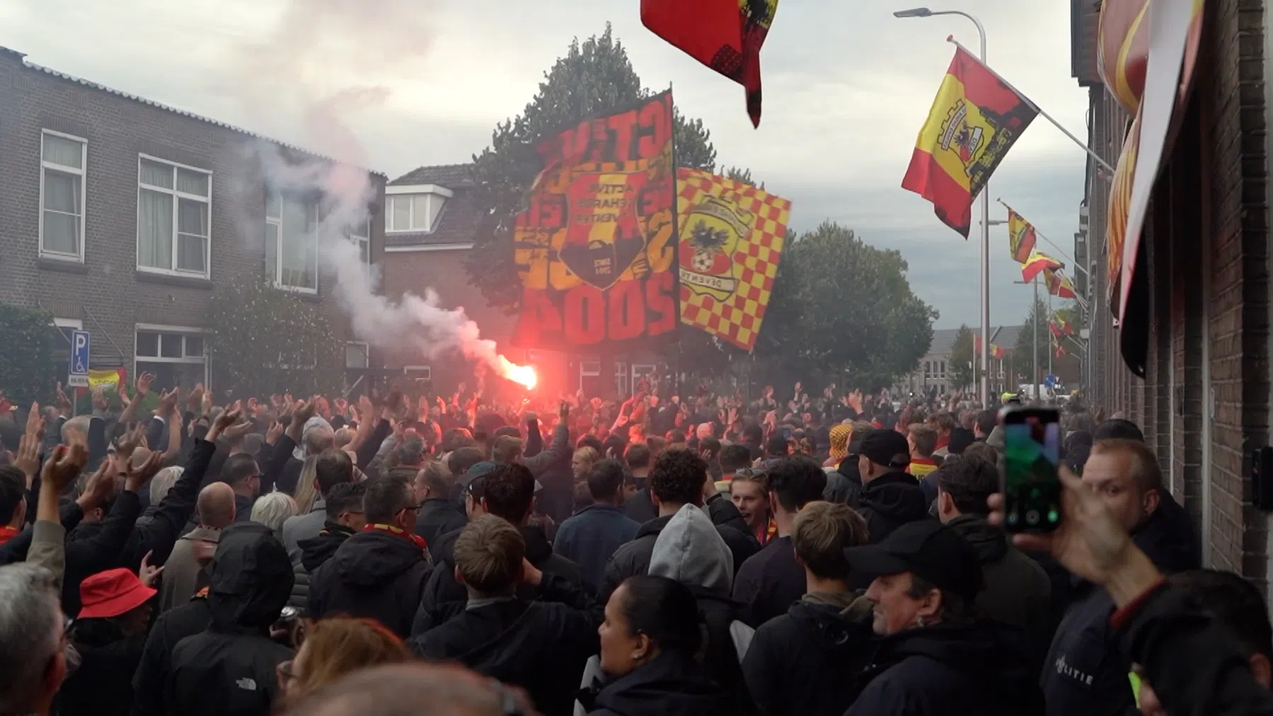 Europees voetbal aan de Vetkampstraat: 'Nog nooit meegemaakt'
