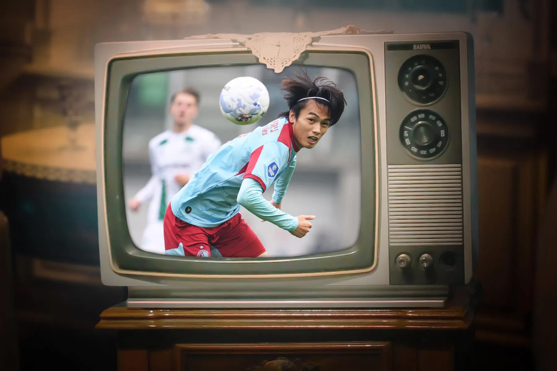 Hier kijk je naar het Europa League-duel tussen Feyenoord en Aston Villa