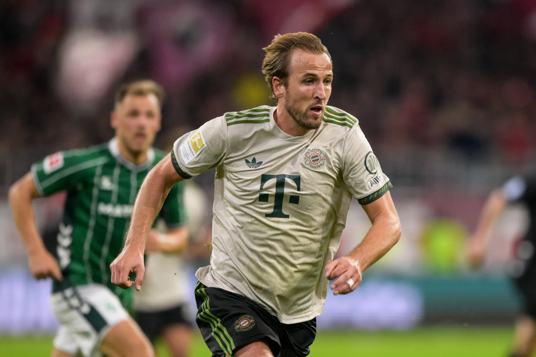 Harry Kane is dolgelukkig met Bayern München