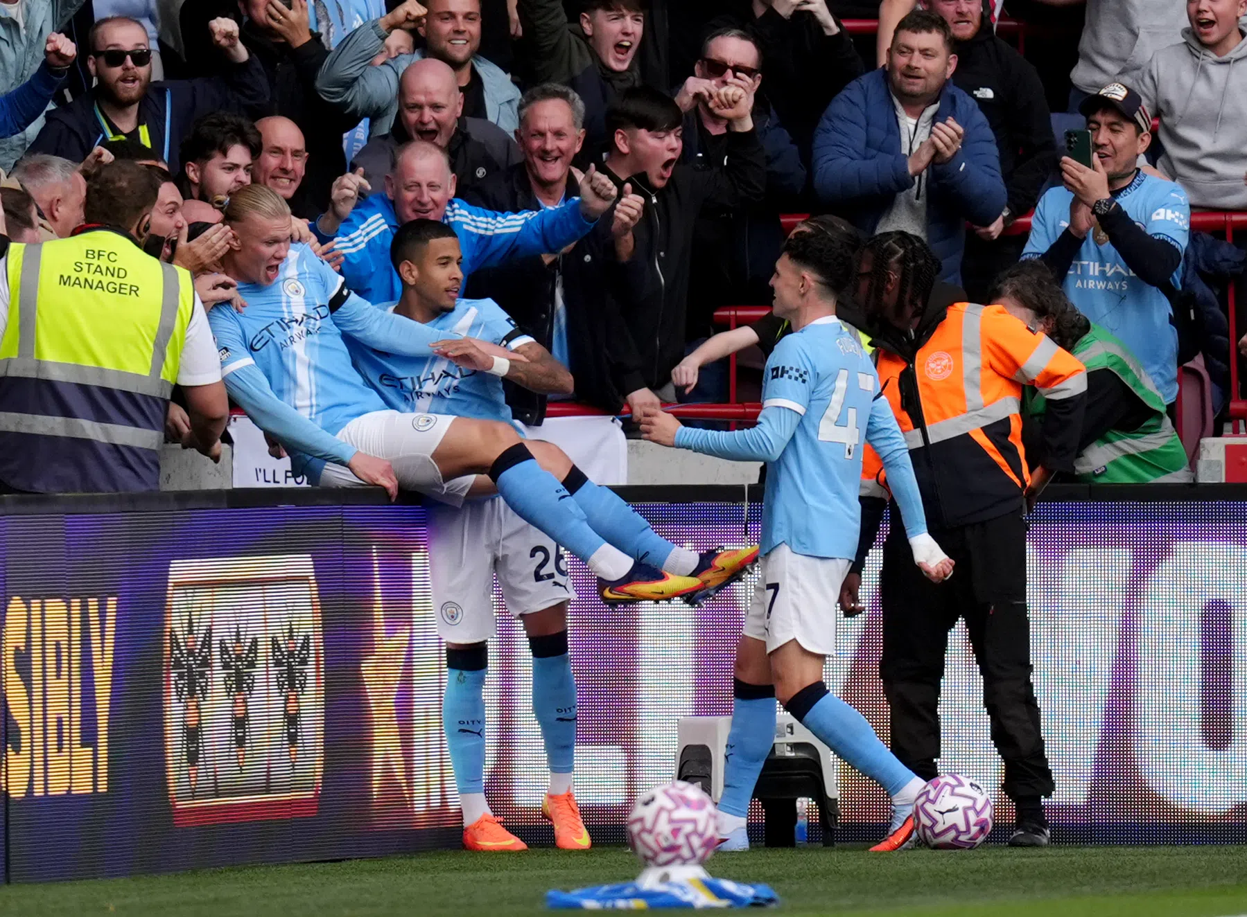 Haaland schenkt Guardiola 250ste Premier League-zege met Man City