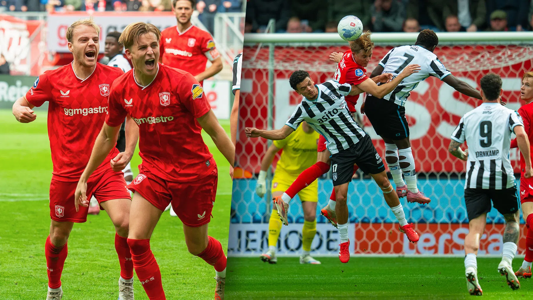 Schwung bij FC Twente terug onder Van den Brom en Heracles valt tegen