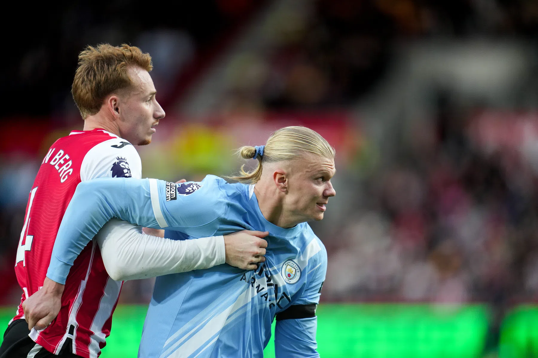 Haaland geeft verklaring voor bloedvorm en bedankt Sepp van den Berg