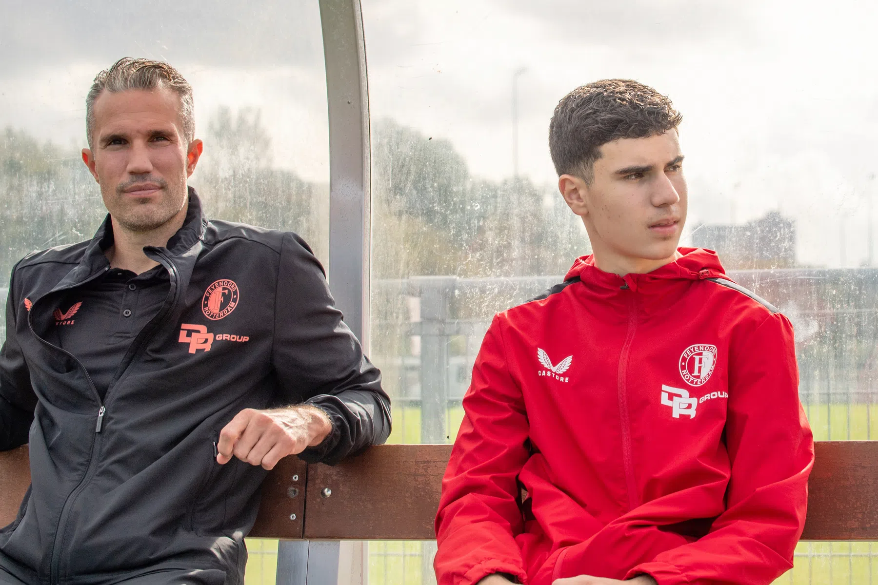 Shaqueel van Persie trefzeker tijdens oefenduel Feyenoord met Dordrecht