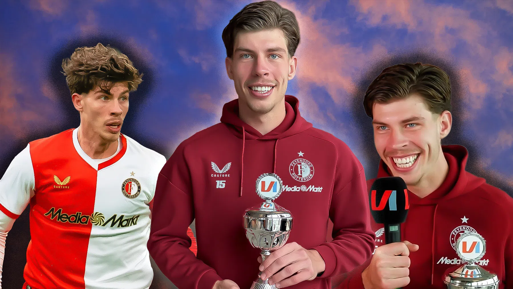 Feyenoorder Bos Speler van de Maand: 'Robben was mijn idool'