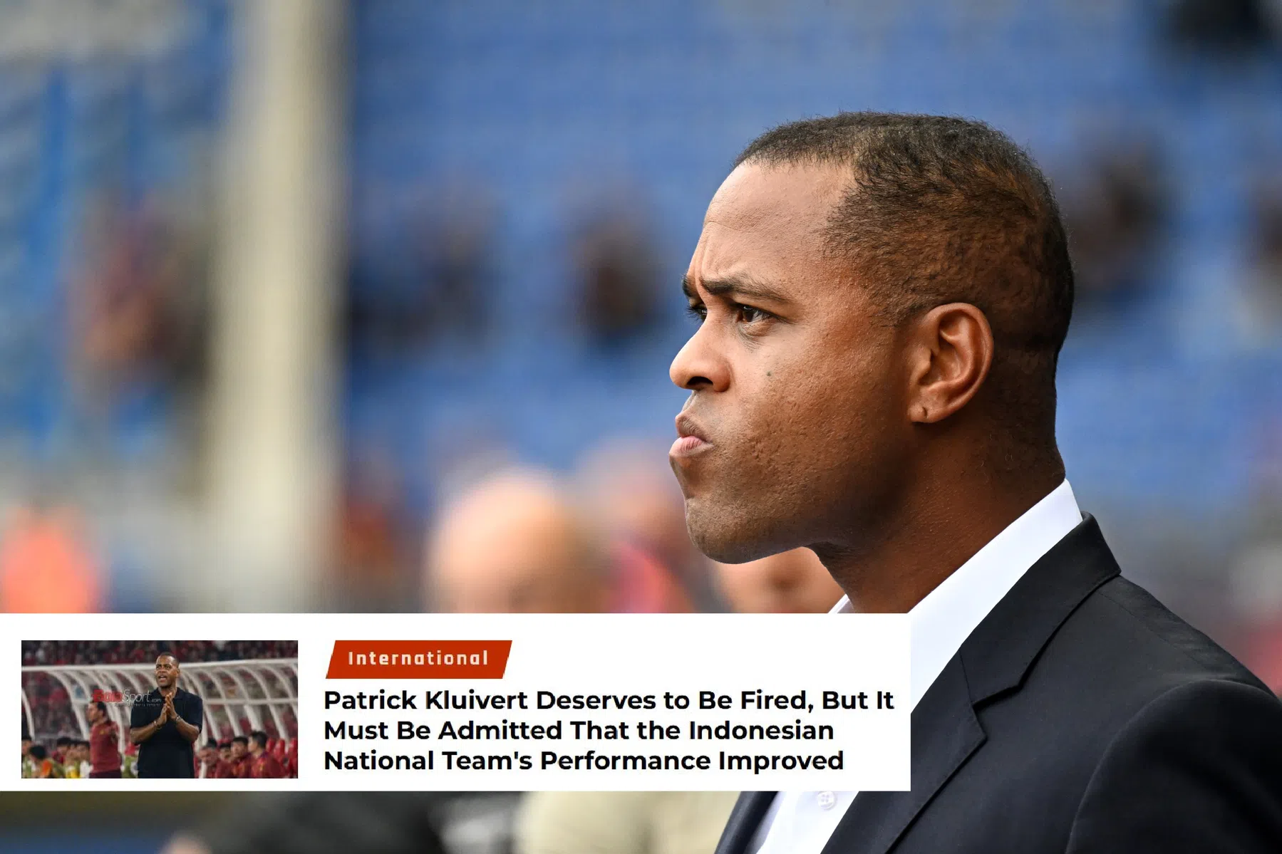 Roep om ontslag van Kluivert in Indonesische media