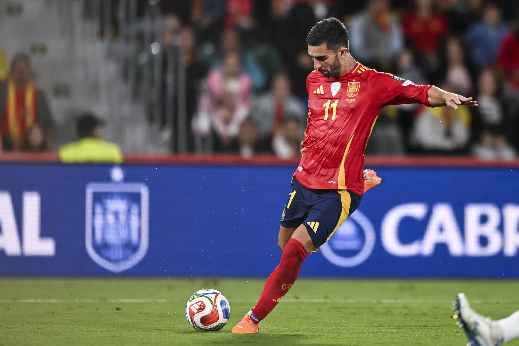 Ferrán Torres is geblesseerd geraakt bij de nationale ploeg van Spanje