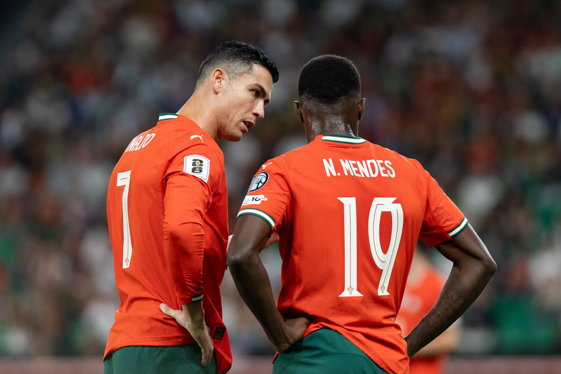 Misverstand Ronaldo en Mendes levert kolderiek moment op