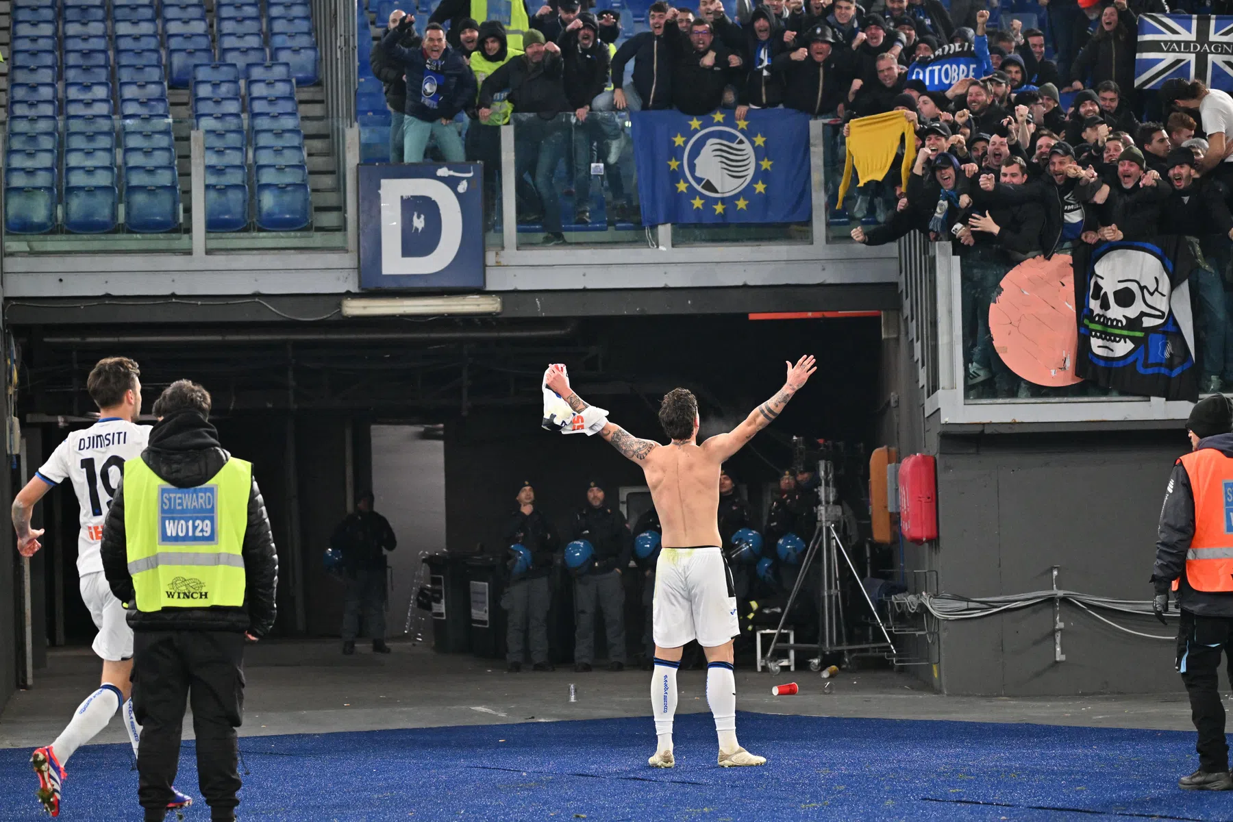 AS Roma-banneling Zaniolo zegt alsnog sorry voor juichen in Olimpico