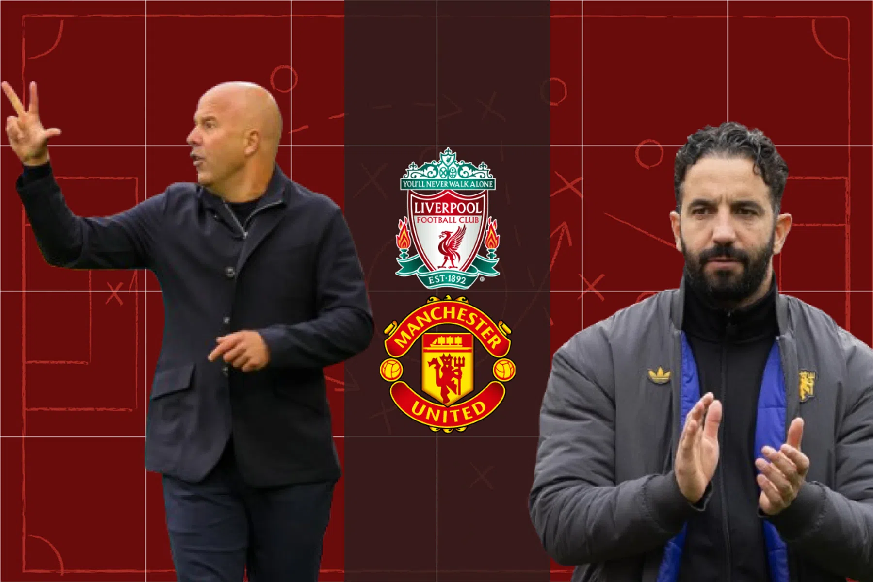Analyse Arne Slot tactiek Manchester United