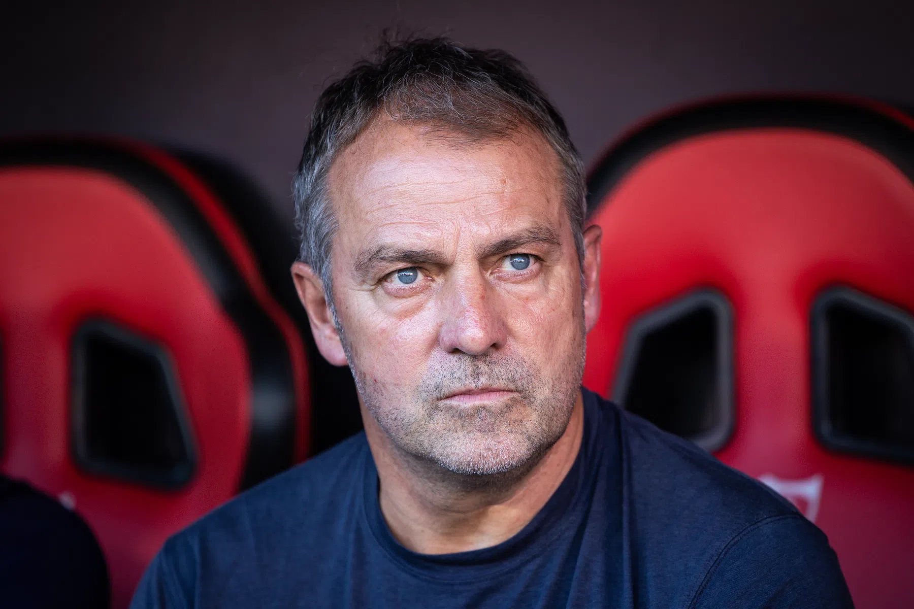 Barcelona-trainer Hansi Flick was spraakzaam op de persconferentie