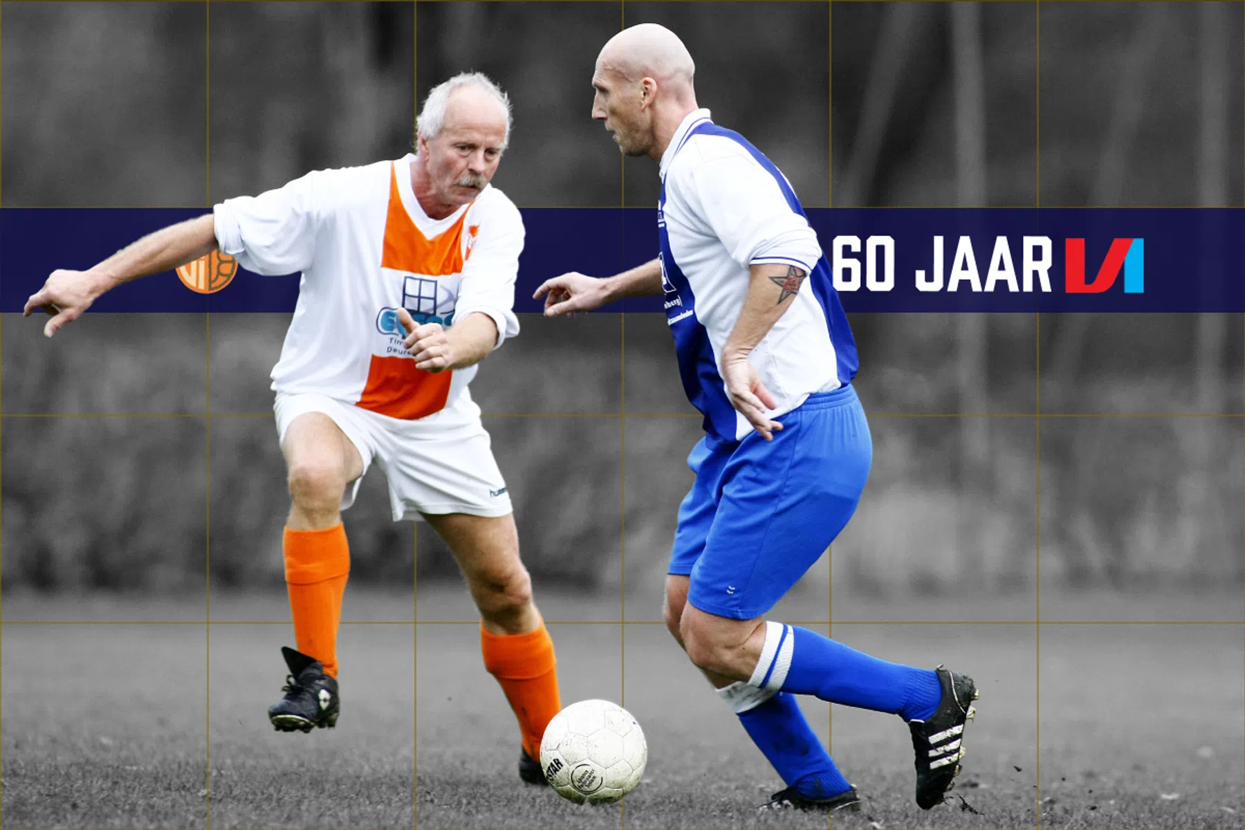 Toen Jaap Stam een elftal veteranen blinde angst aanjoeg