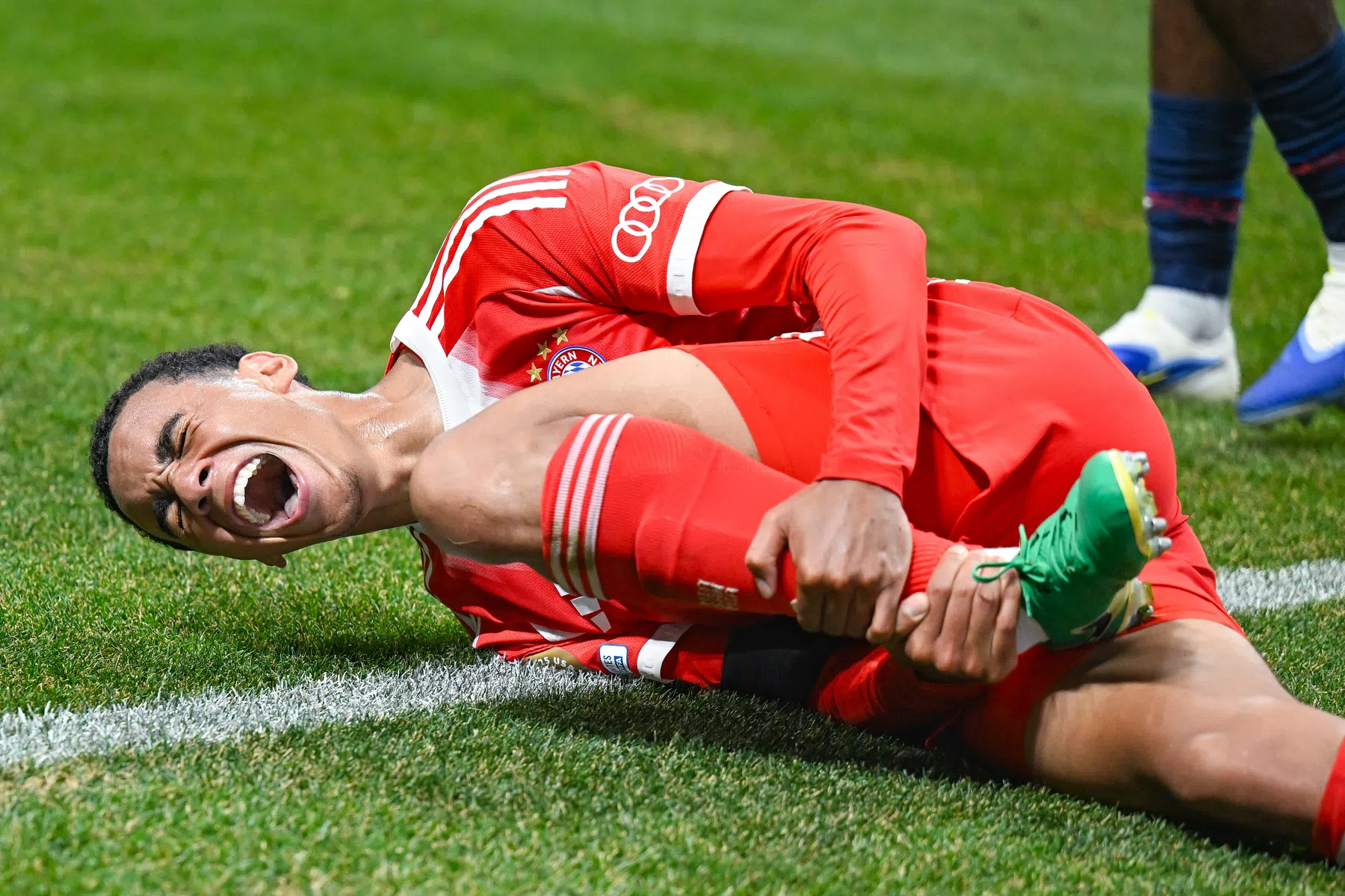 Jamal Musiala is op de weg terug bij Bayern München