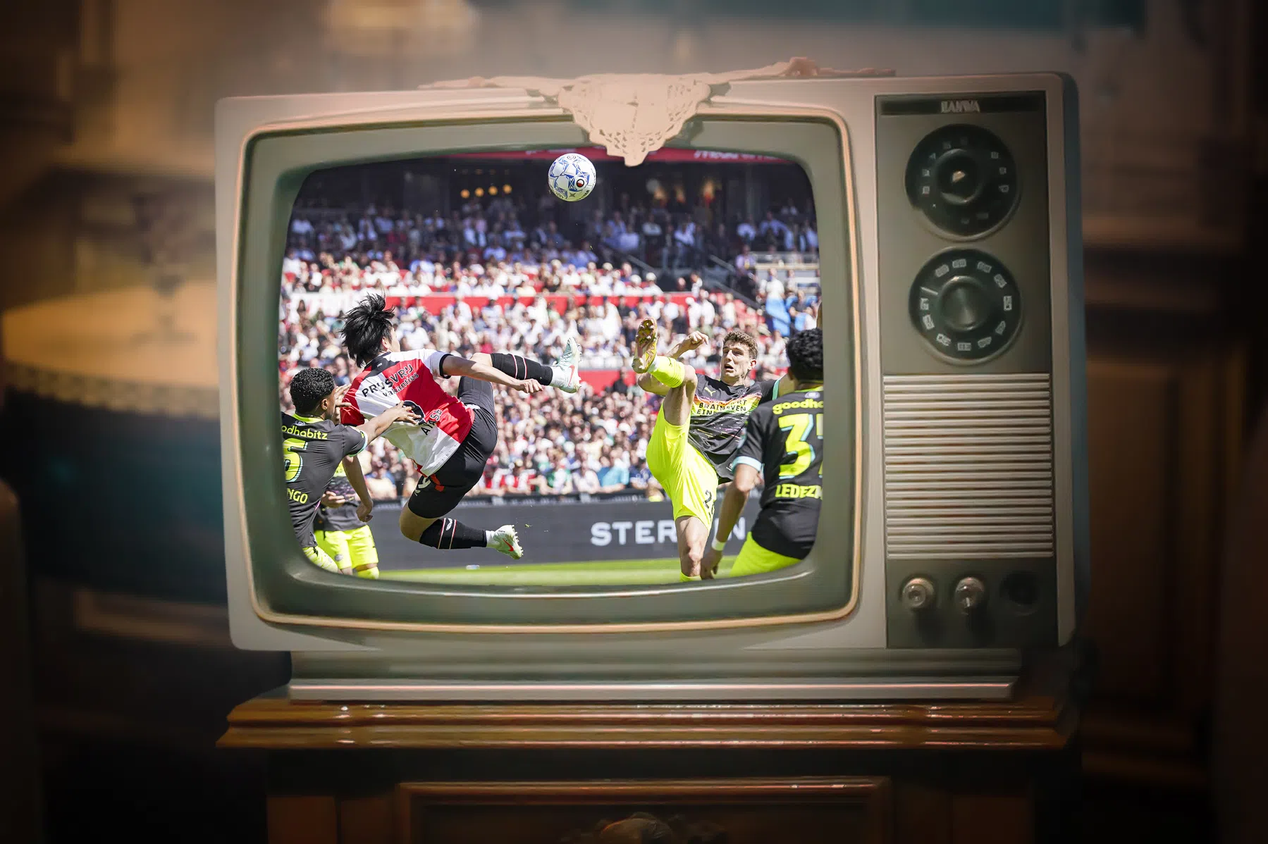 Op deze zender is de kraker tussen Feyenoord en PSV te zien
