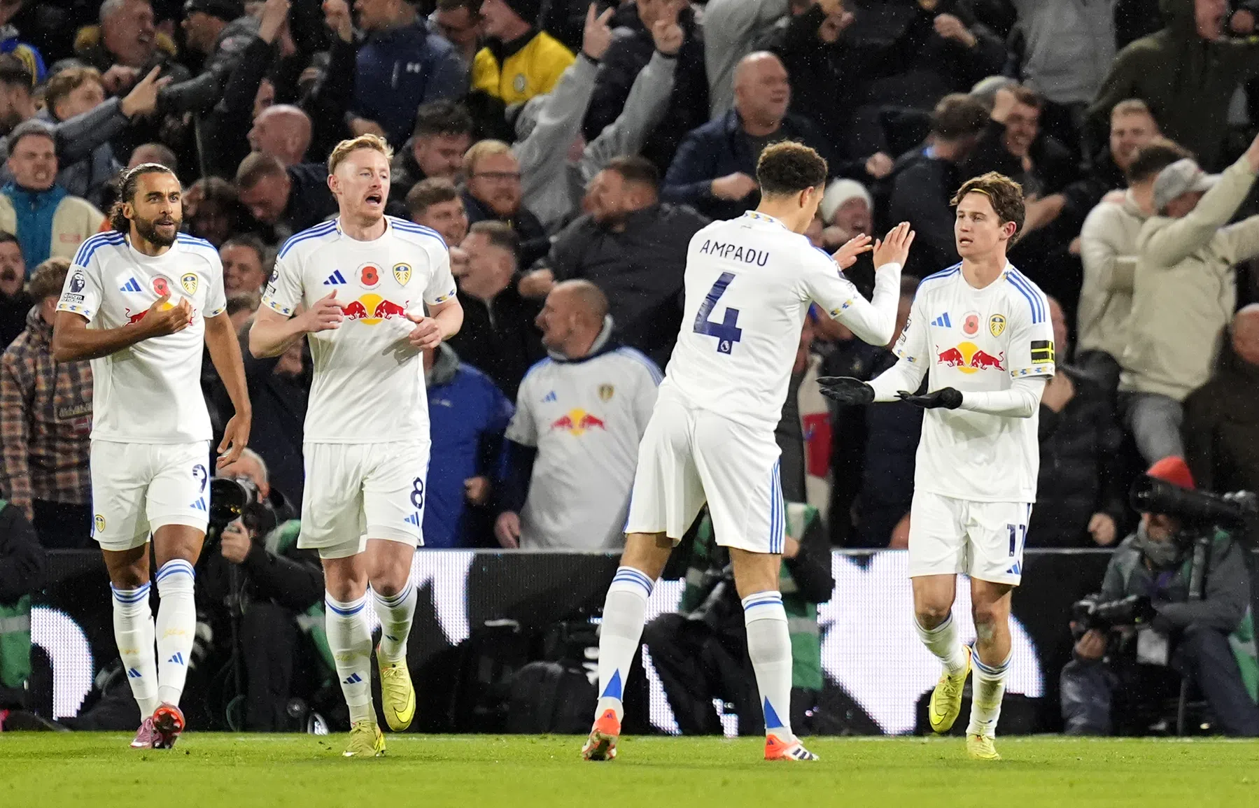 Leeds heeft tegen West Ham net genoeg aan een superkwartier
