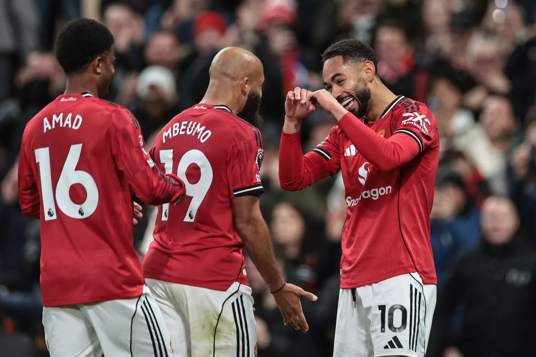 Drie op een rij voor Amorim: Man Utd legt ook Brighton over de knie