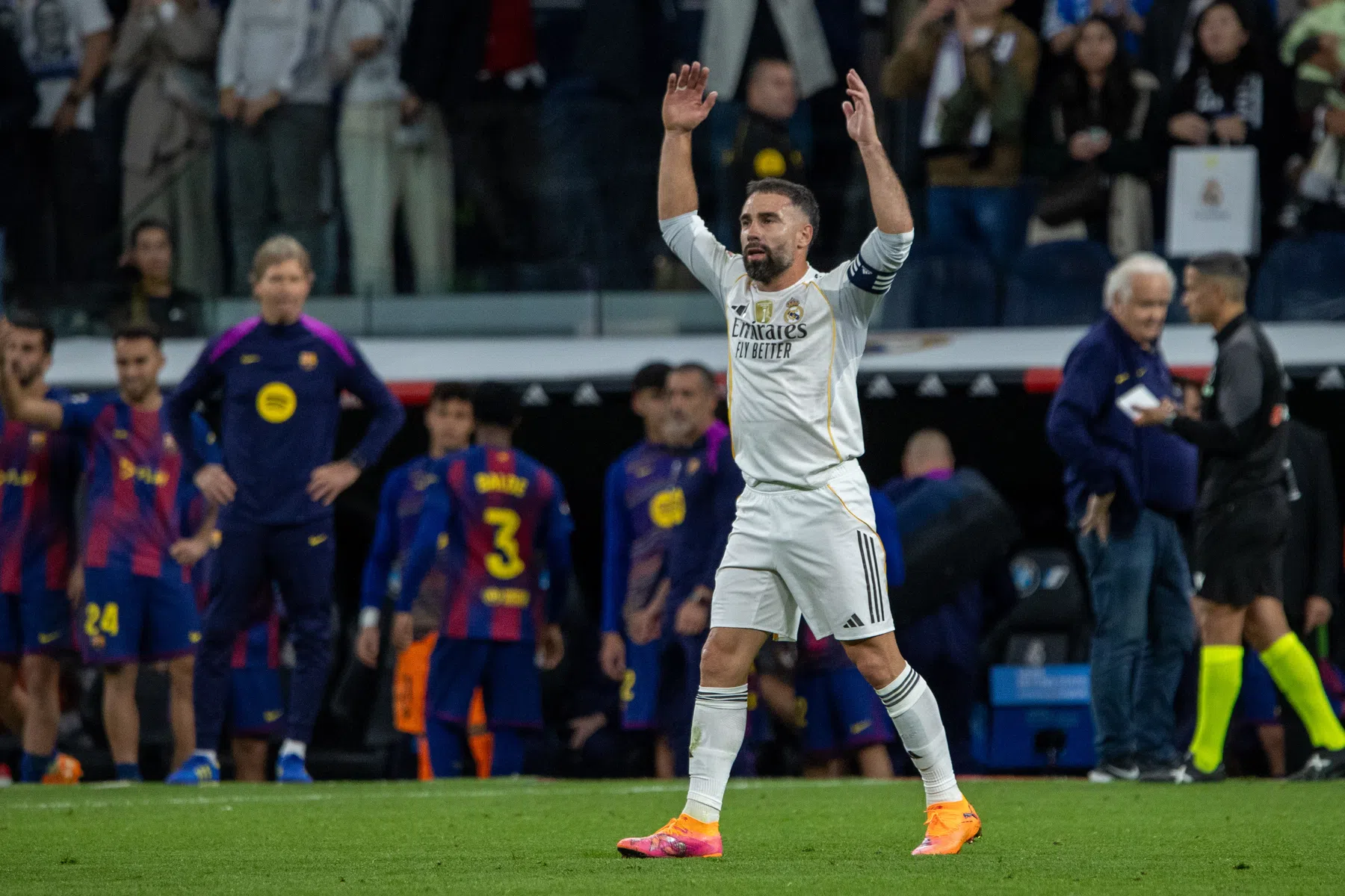 Real Madrid is zijn aanvoerder na gewonnen Clásico voorlopig kwijt