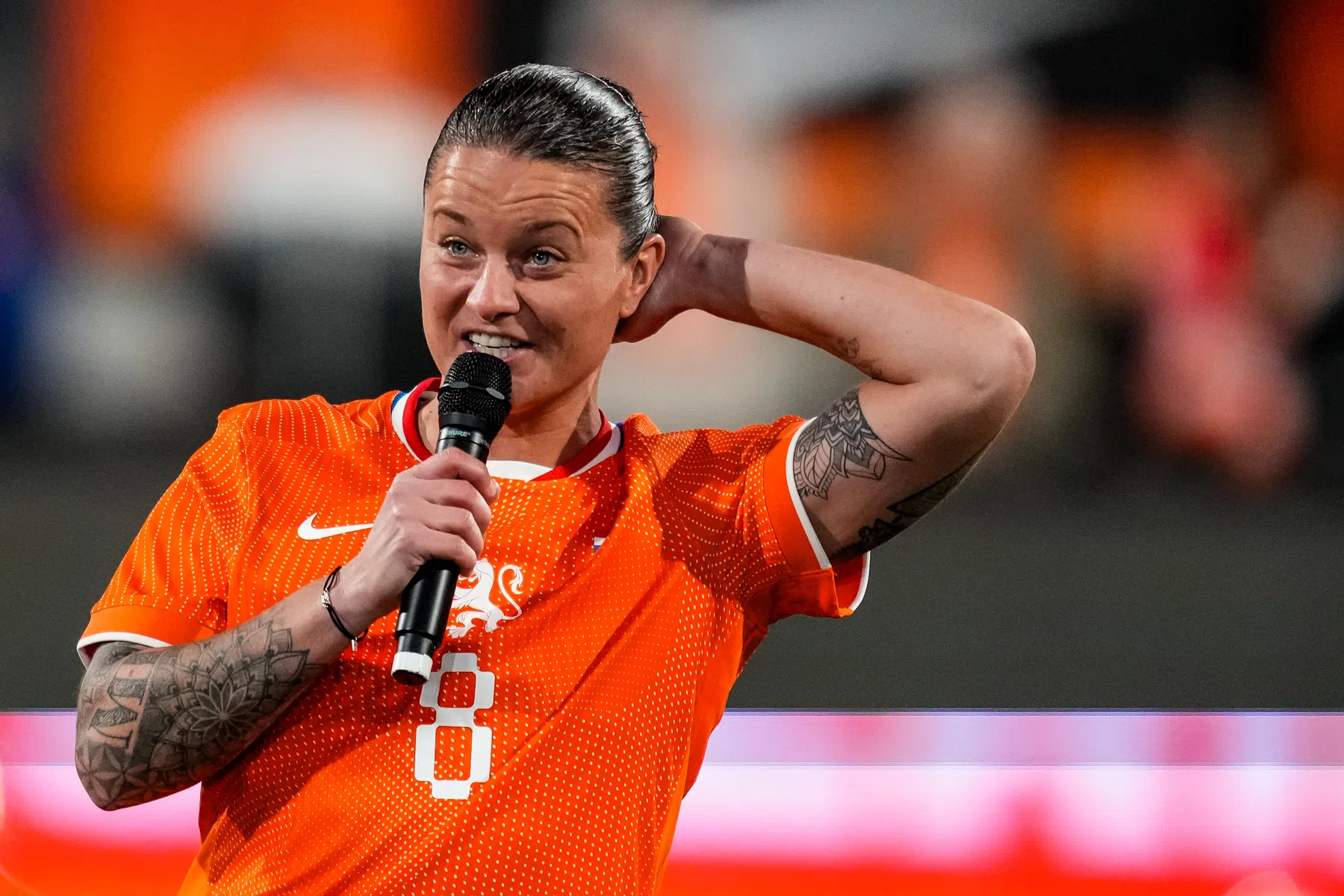 Na 248 interlands dankt Sherida Spitse óók haar critici