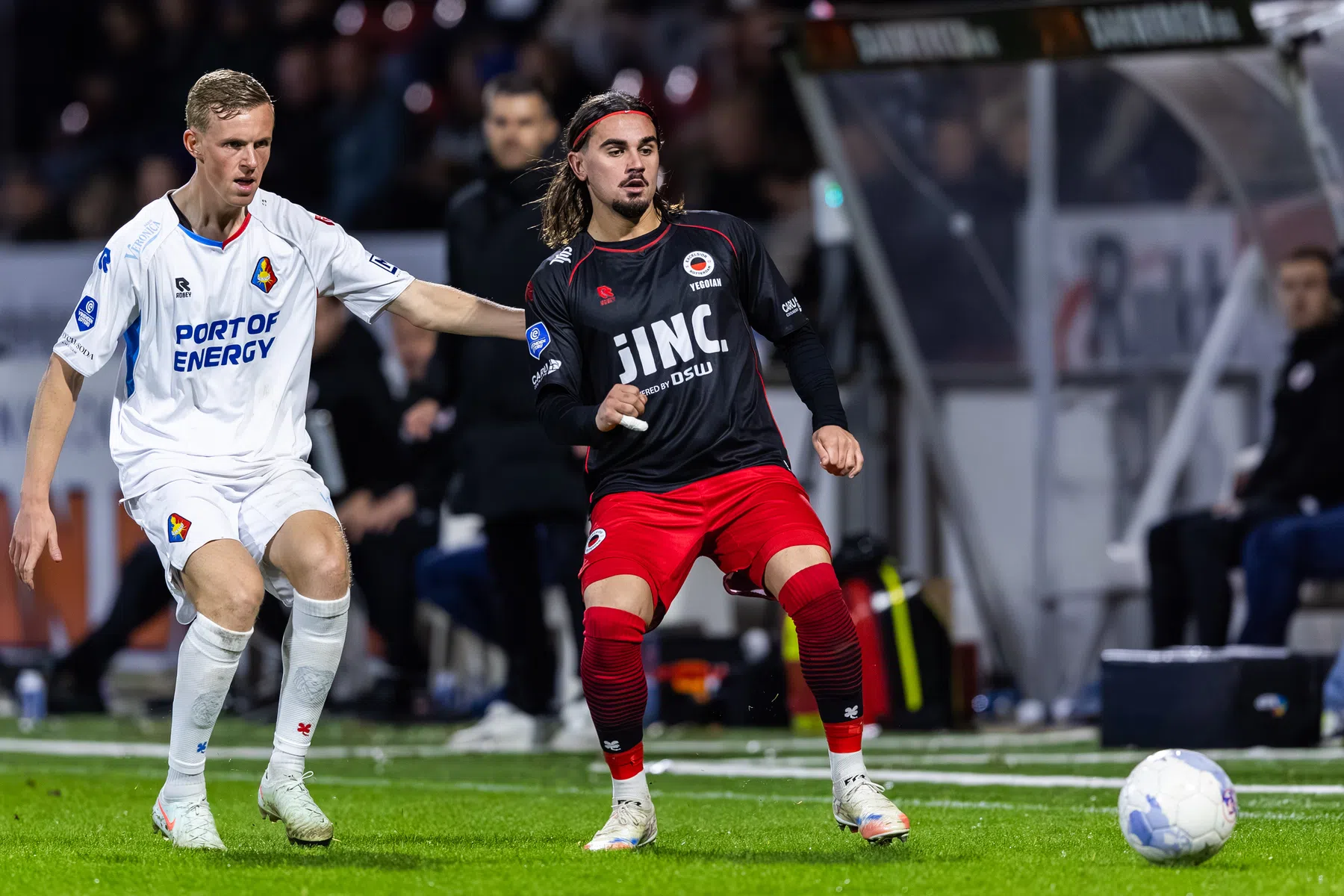 Telstar en Excelsior hebben het op 2-2 gehouden