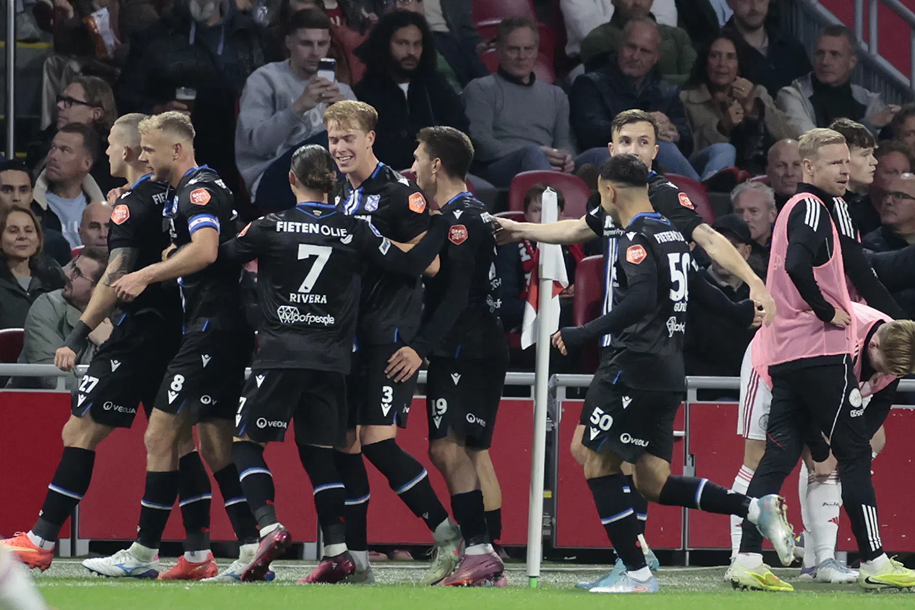 Ajax heeft thuis gelijkspeeld tegen SC Heerenveen