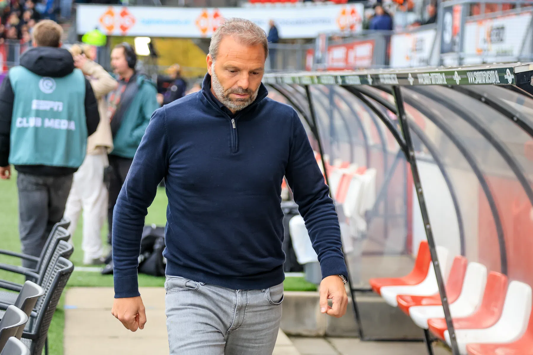 Gemengde gevoelens bij Steijn: 'Op basis van tweede helft punt verdiend'