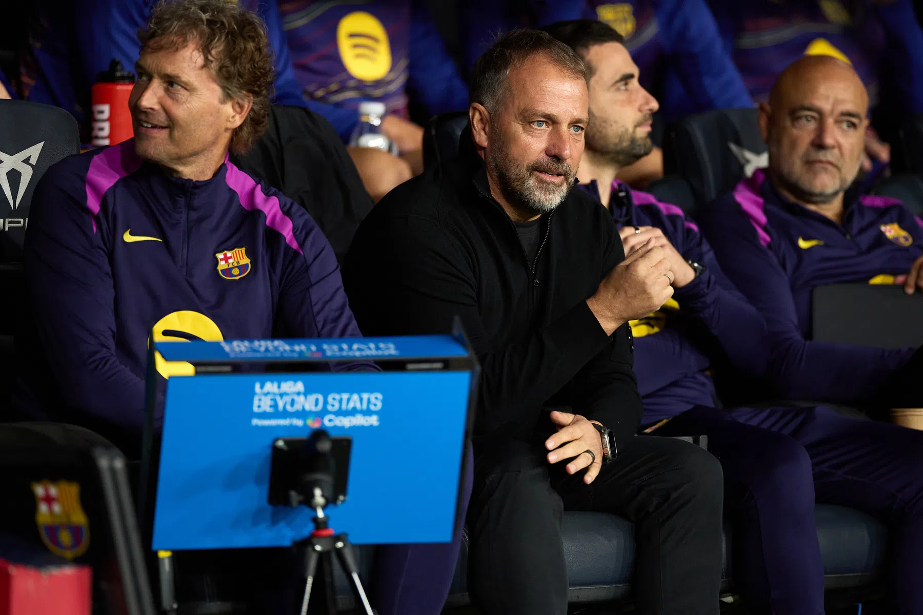 Hansi Flick en Robert Lewandowski over de huidige vorm van Barcelona